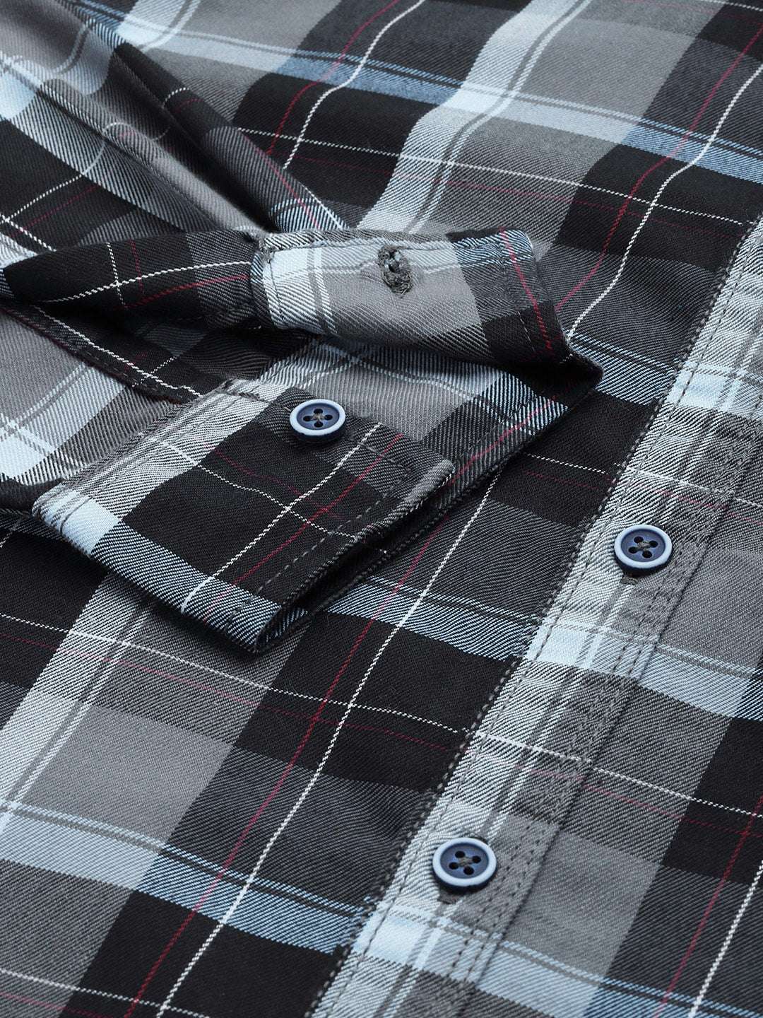 Shop Men Checked Shirt Online.