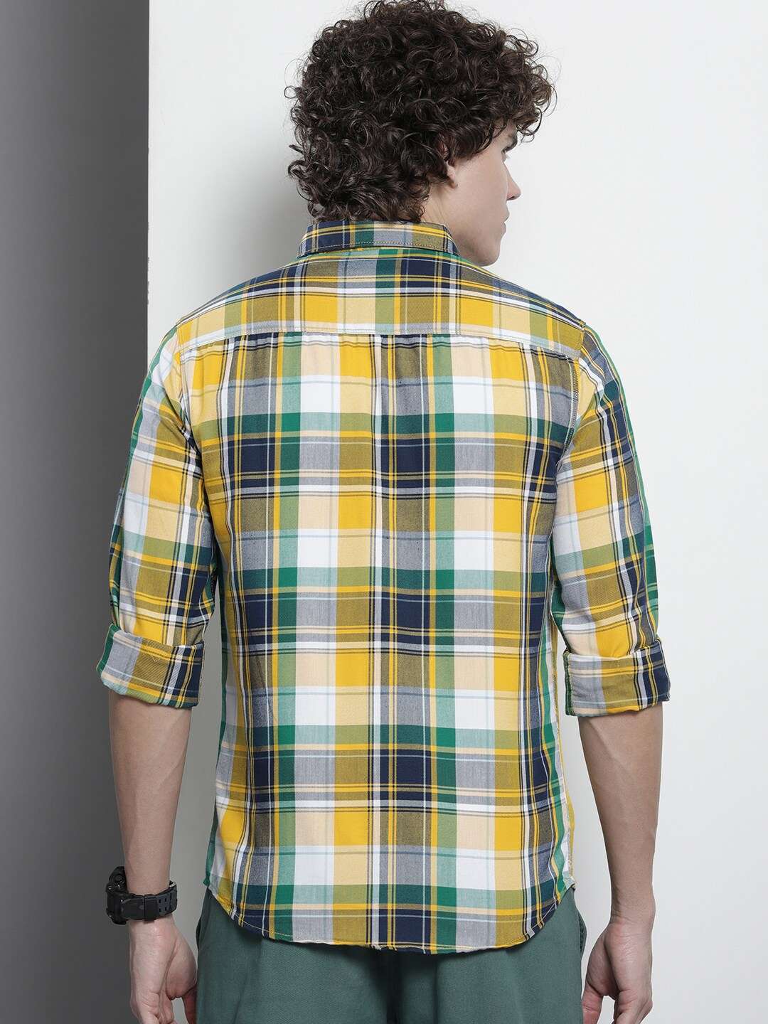 Shop Men Checked Shirt Online.