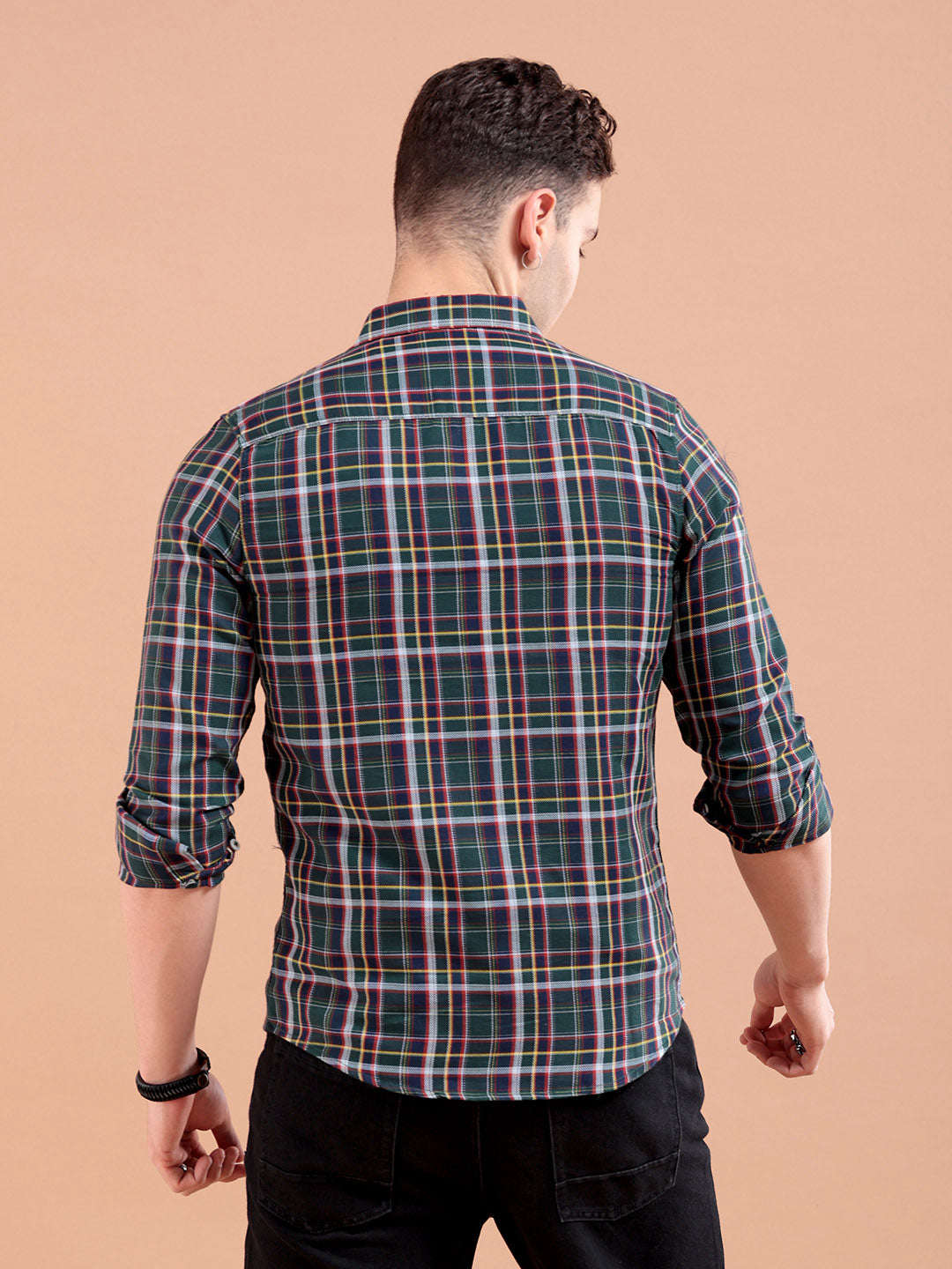 Shop Men Checked Shirt Online.