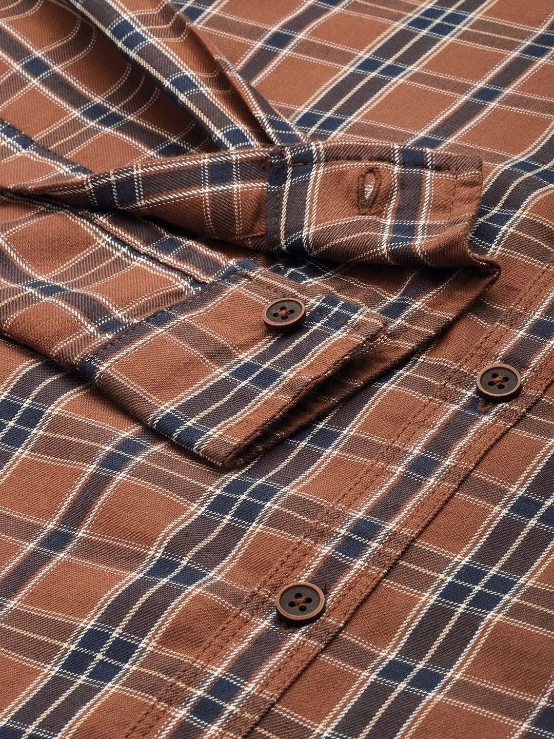 Shop Men Checked Shirt Online.