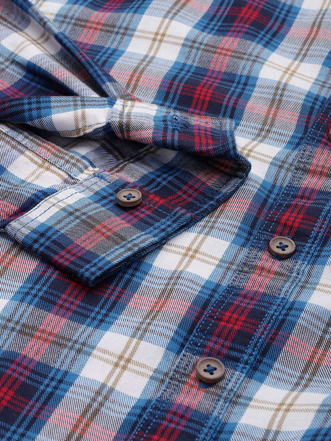 Shop Men Checked Shirt Online.