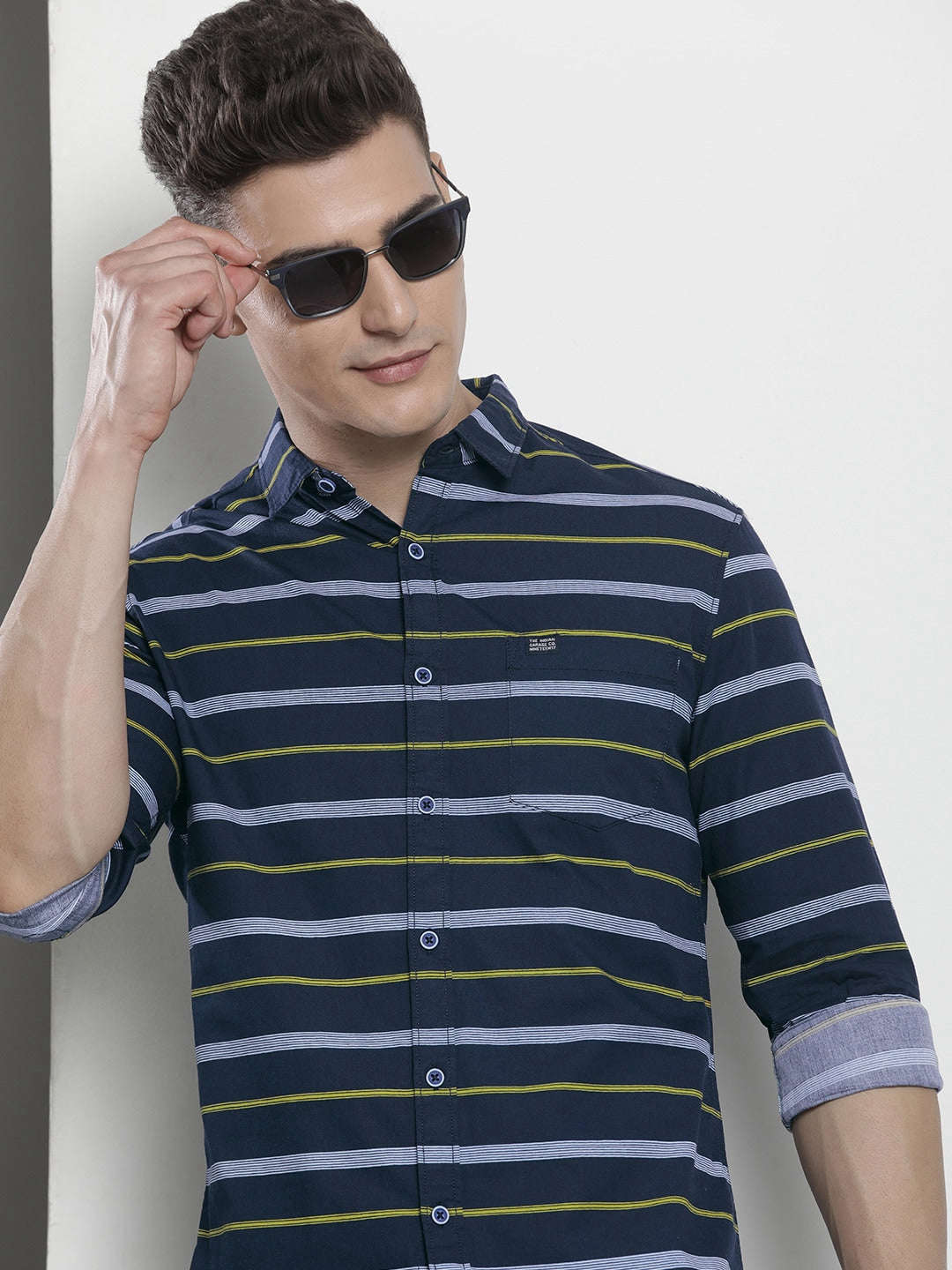 Shop Men Striped Shirt Online.