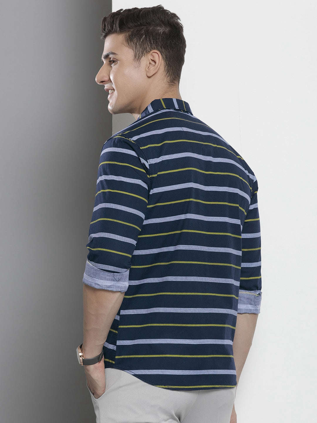 Shop Men Striped Shirt Online.