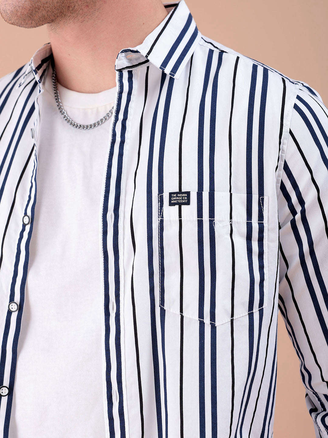 Shop Men Striped Shirt Online.