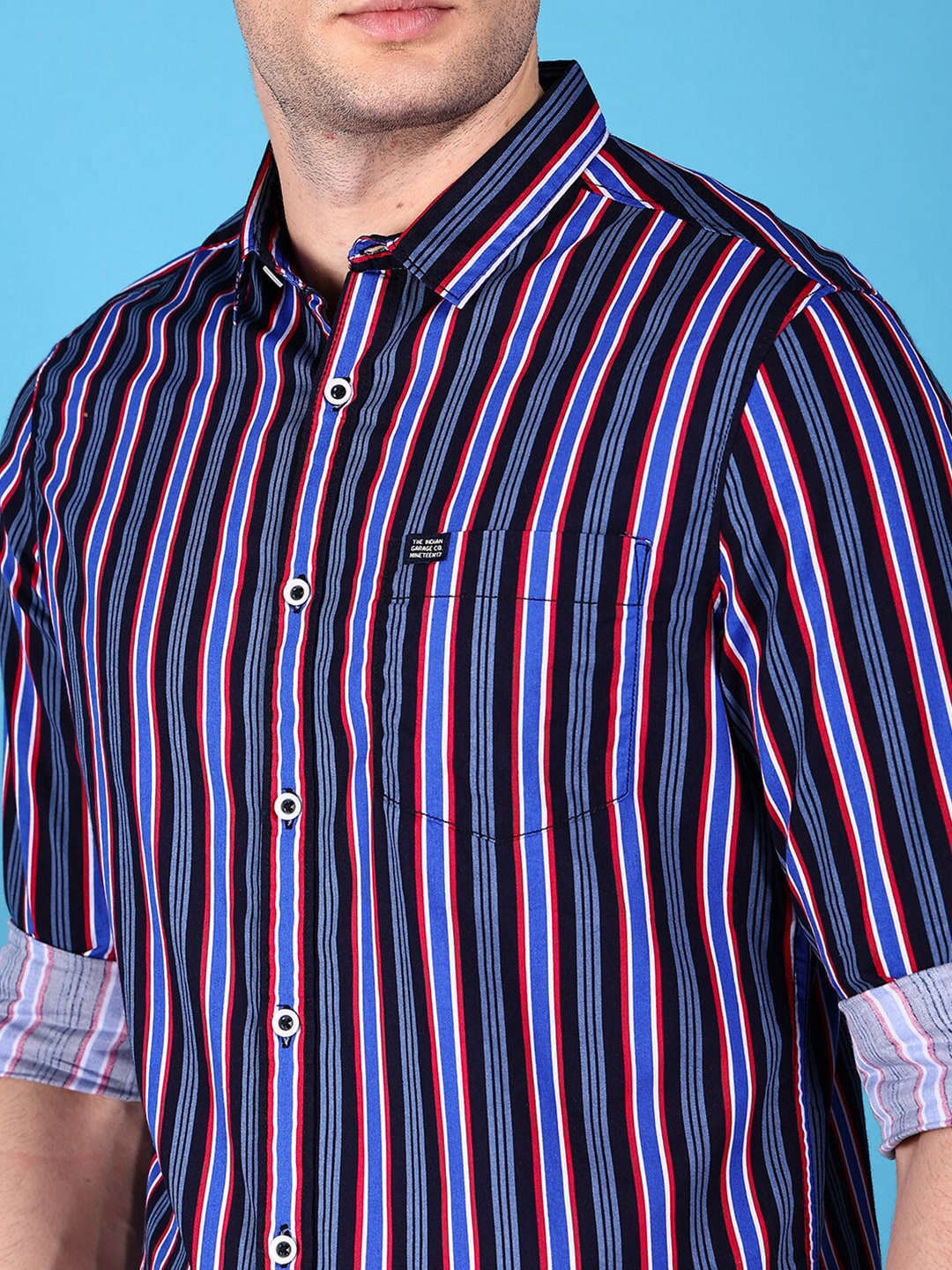 Shop Men Striped Shirt Online.