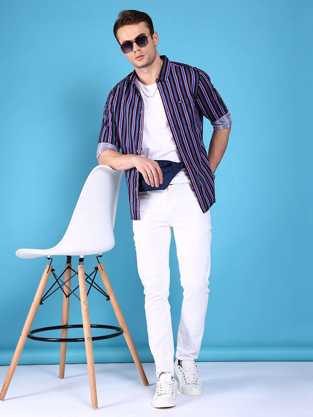 Shop Men Striped Shirt Online.