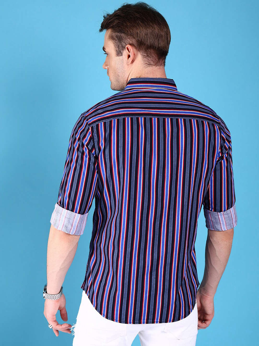 Shop Men Striped Shirt Online.