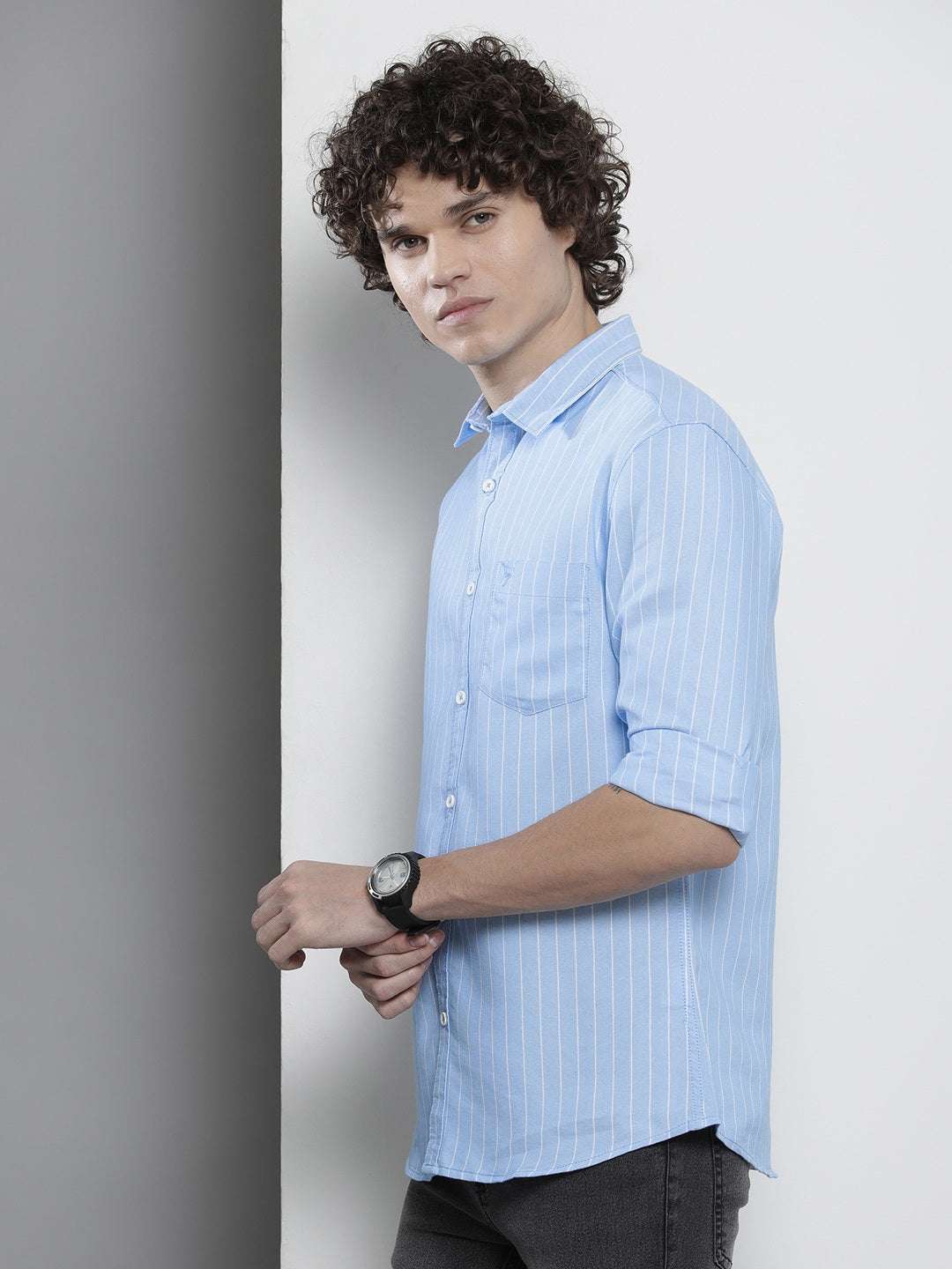 Shop Men Striped Shirt Online.