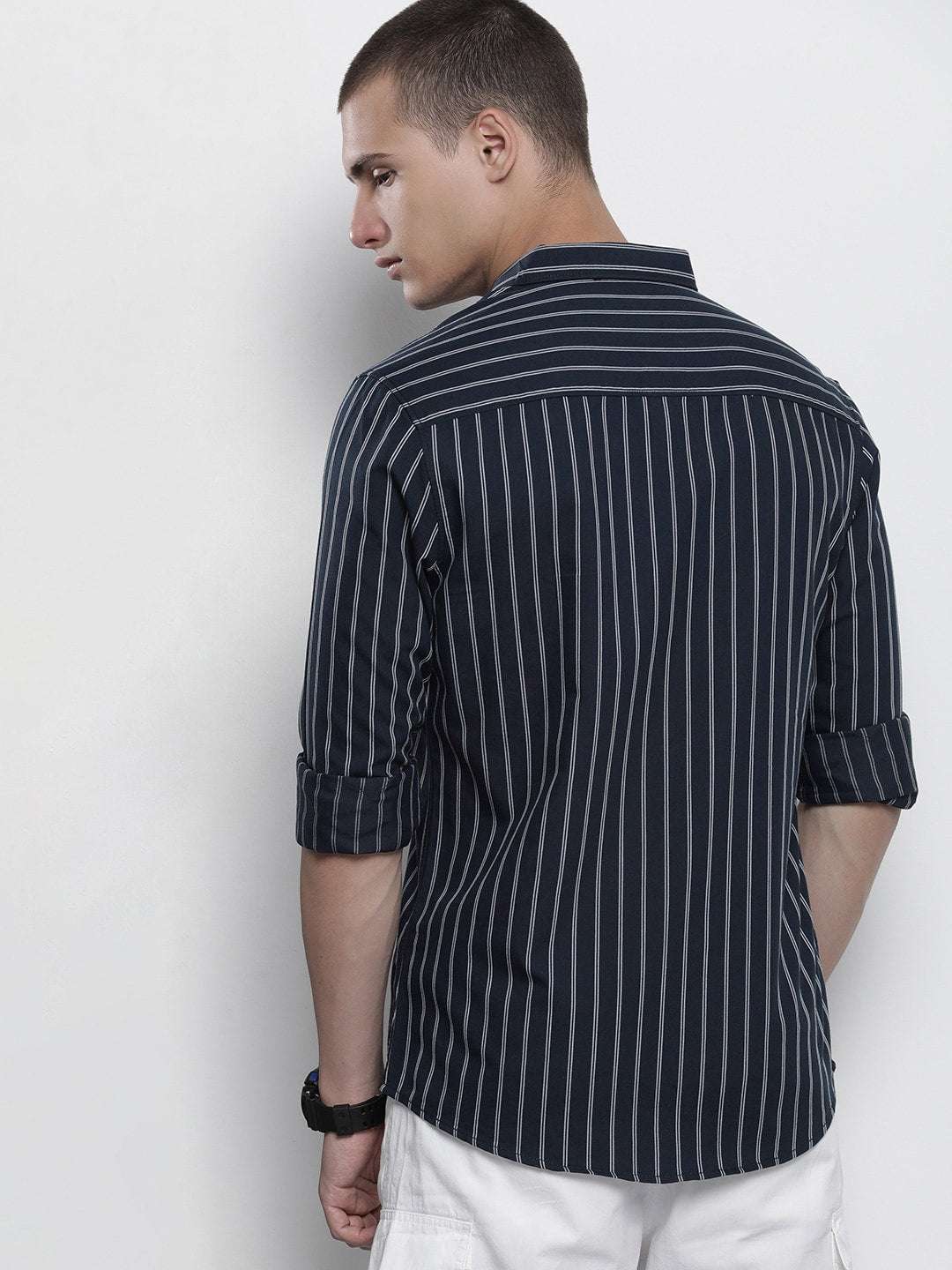 Shop Men Striped Shirt Online.