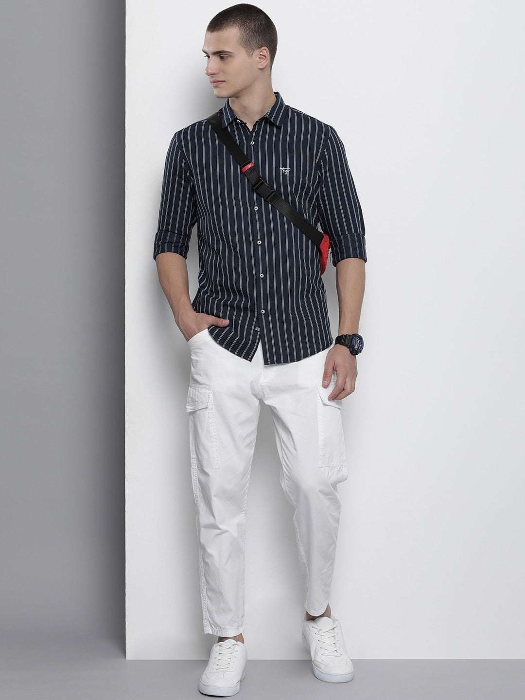 Shop Men Striped Shirt Online.