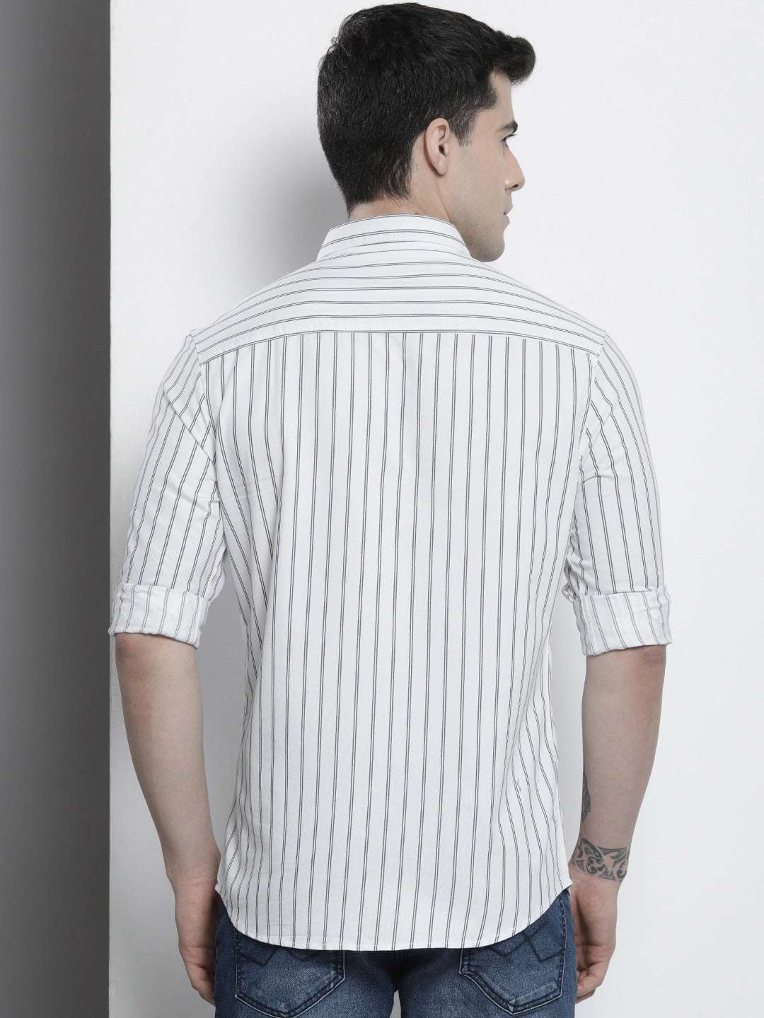 Shop Men Striped Shirt Online.