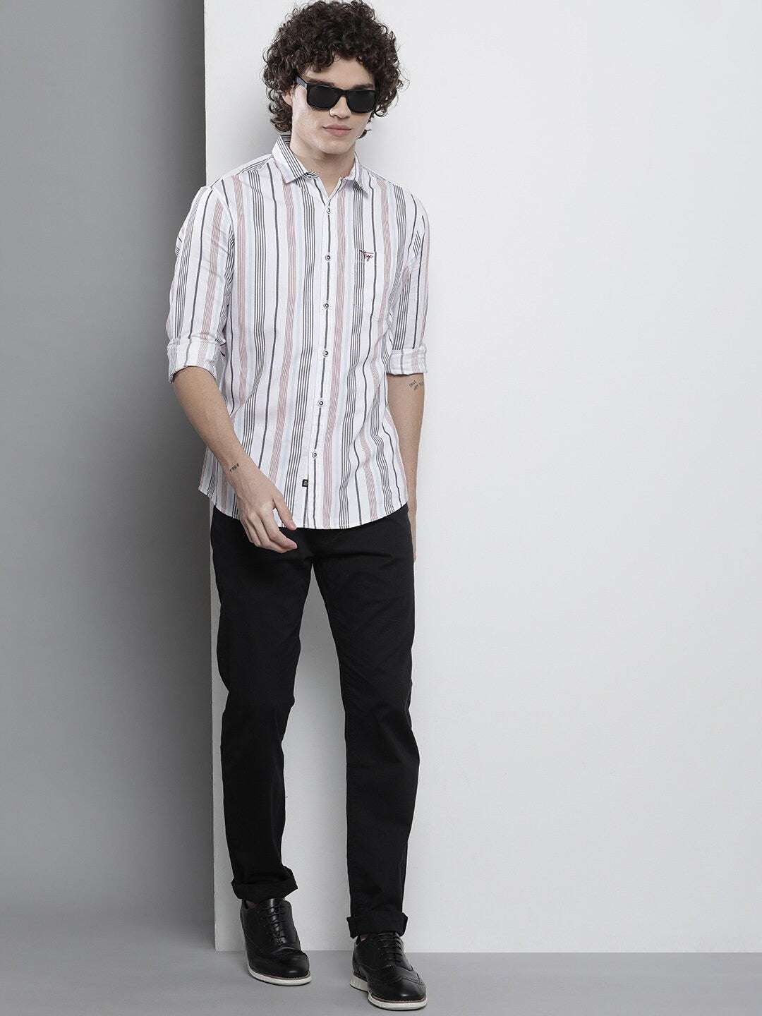 Shop Men Striped Shirt Online.