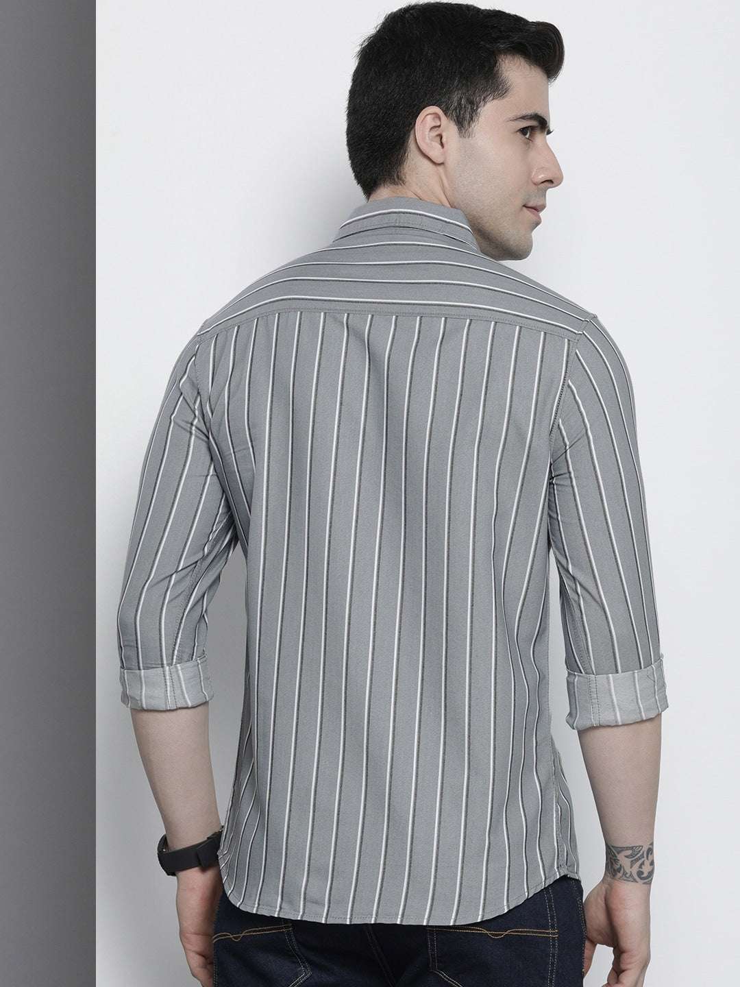 Shop Men Striped Shirt Online.