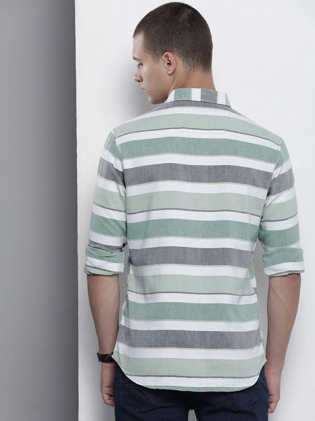 Shop Men Striped Shirt Online.