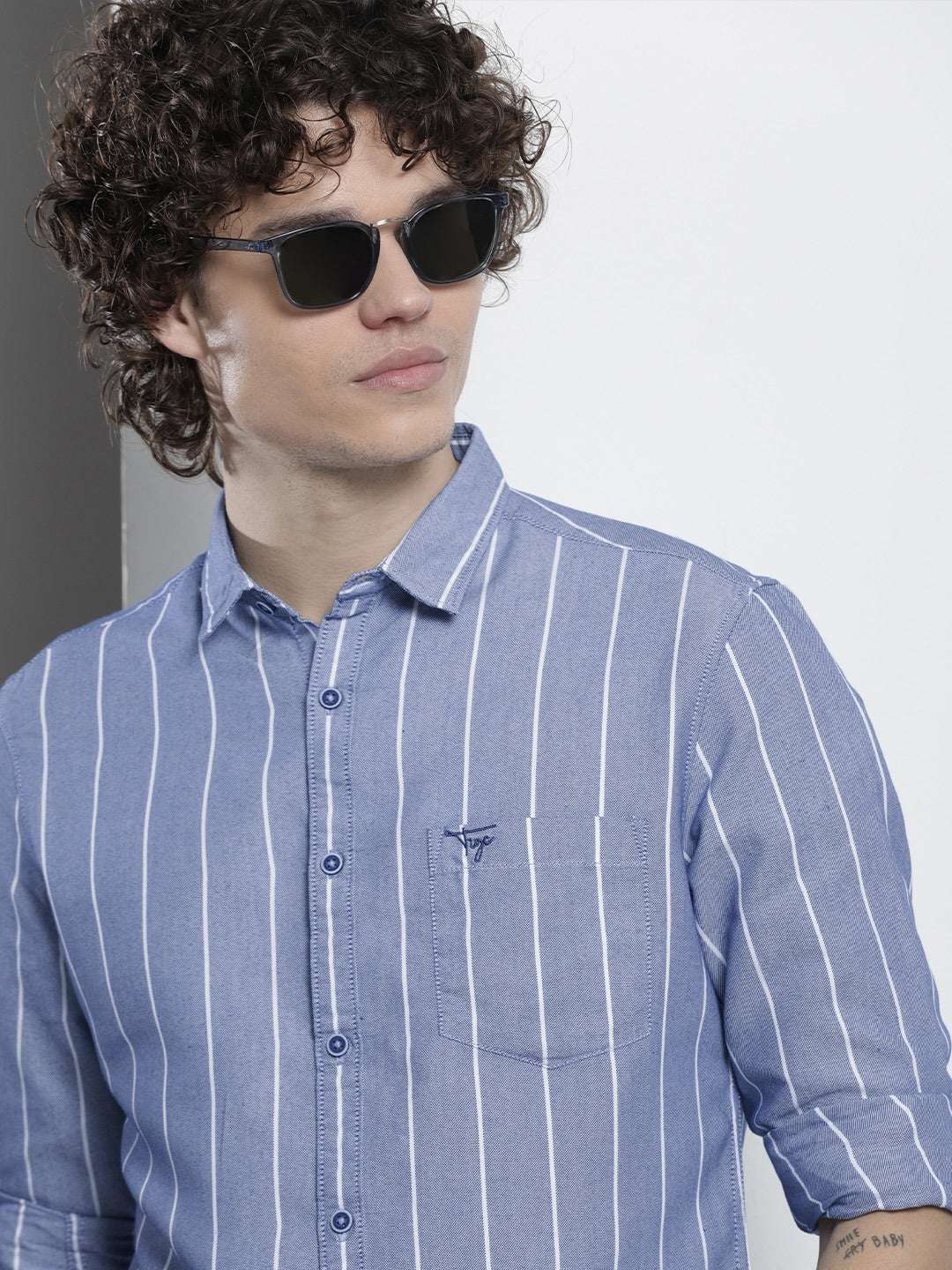 Shop Men Striped Shirt Online.