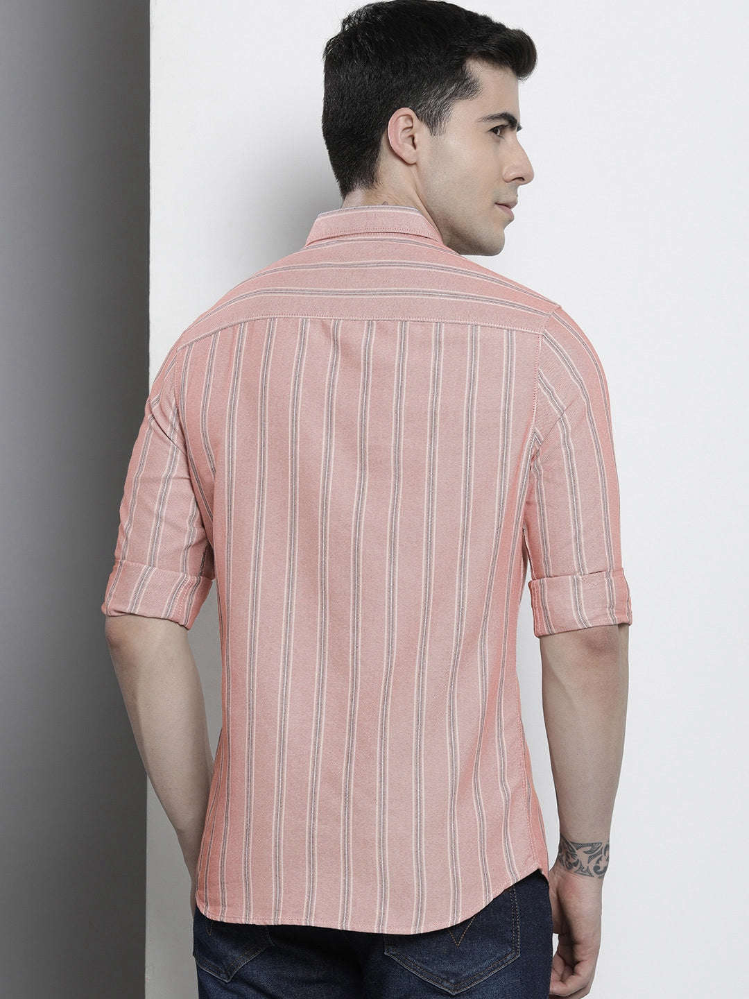 Shop Men Striped Shirt Online.