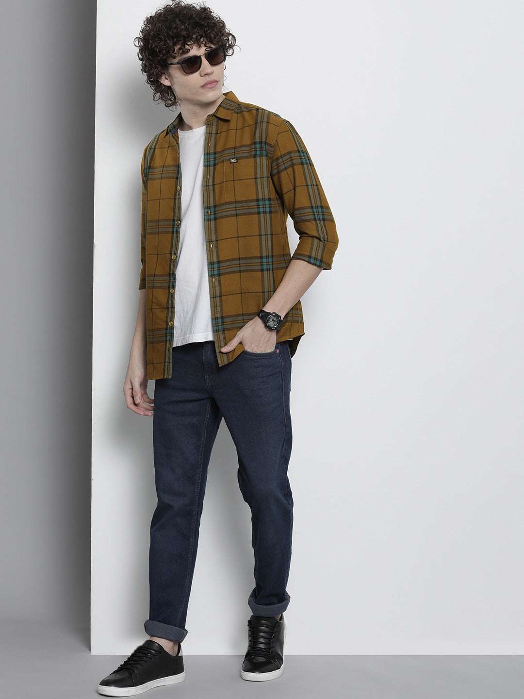 Shop Men Checkered Shirt Online.