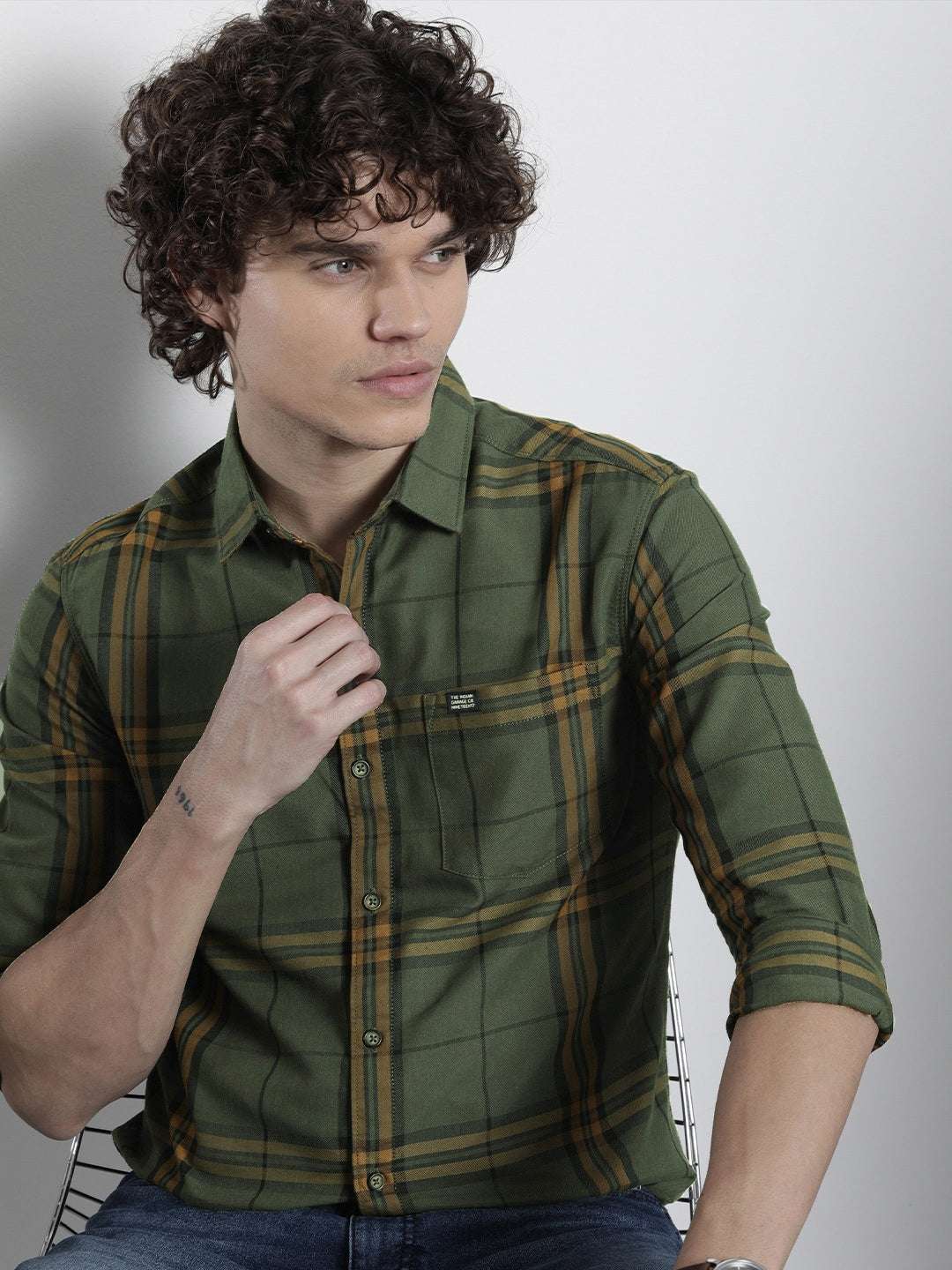 Shop Men Checkered Shirt Online.