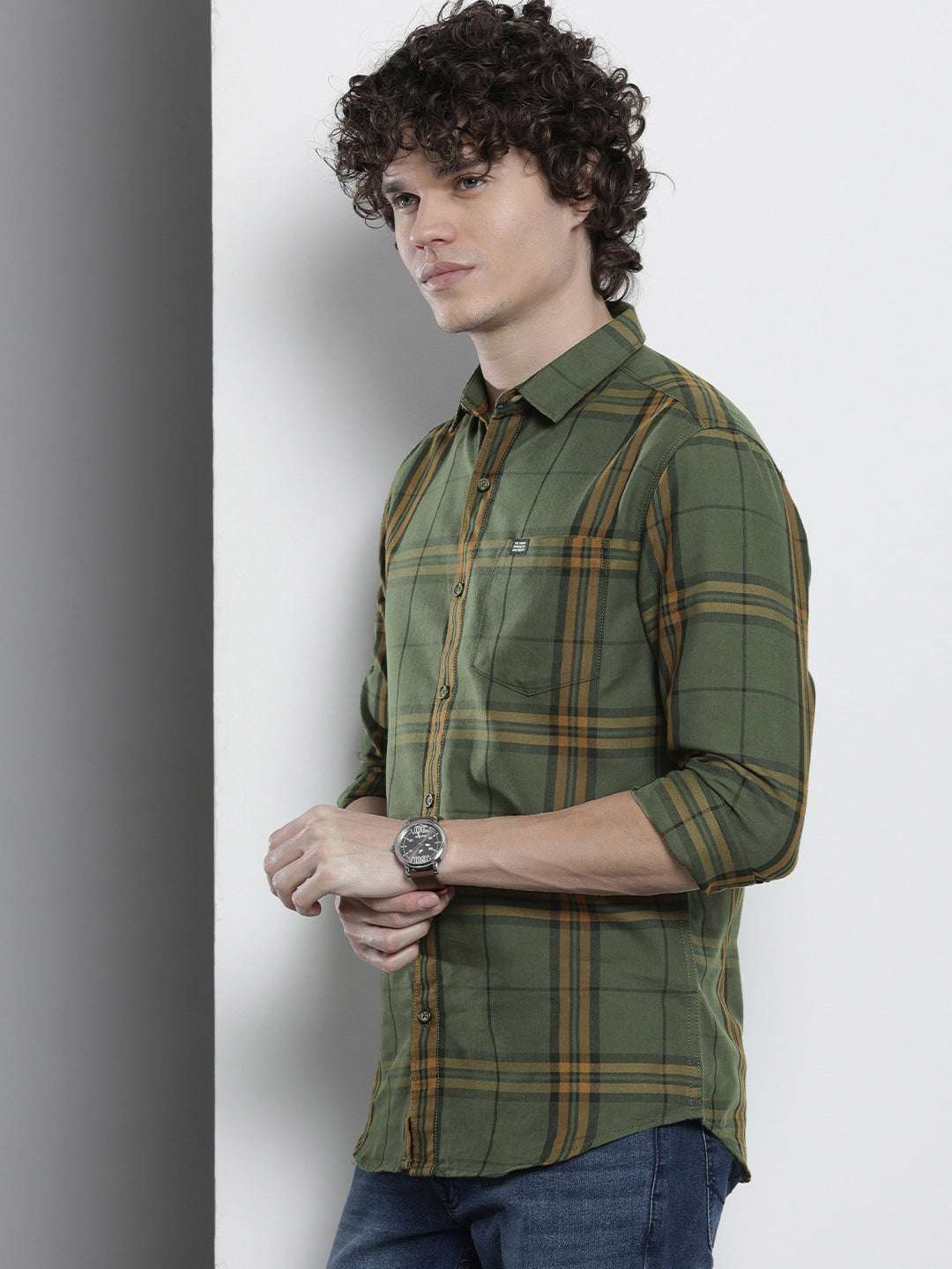 Shop Men Checkered Shirt Online.