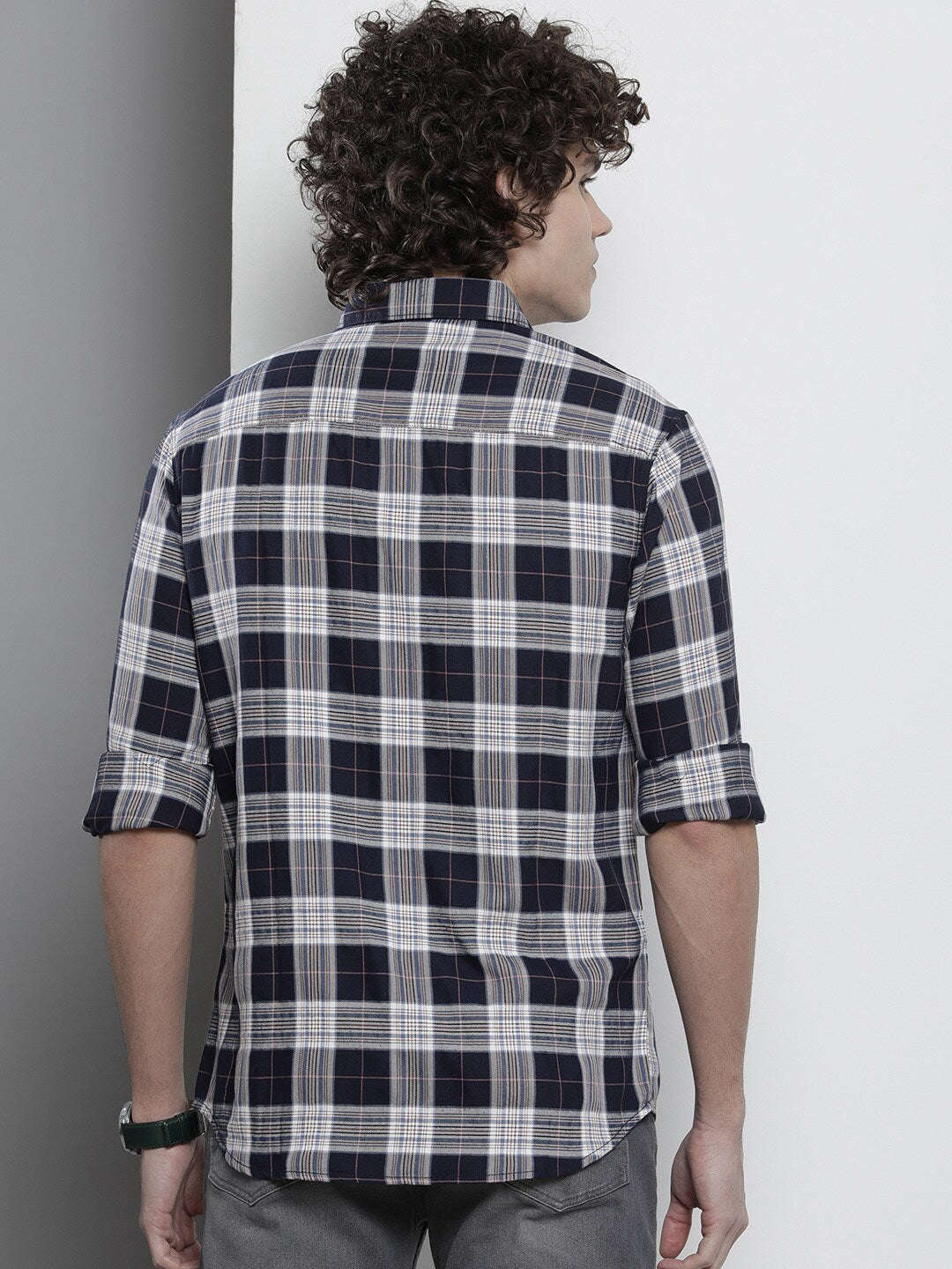 Shop Men Checked Shirt Online.