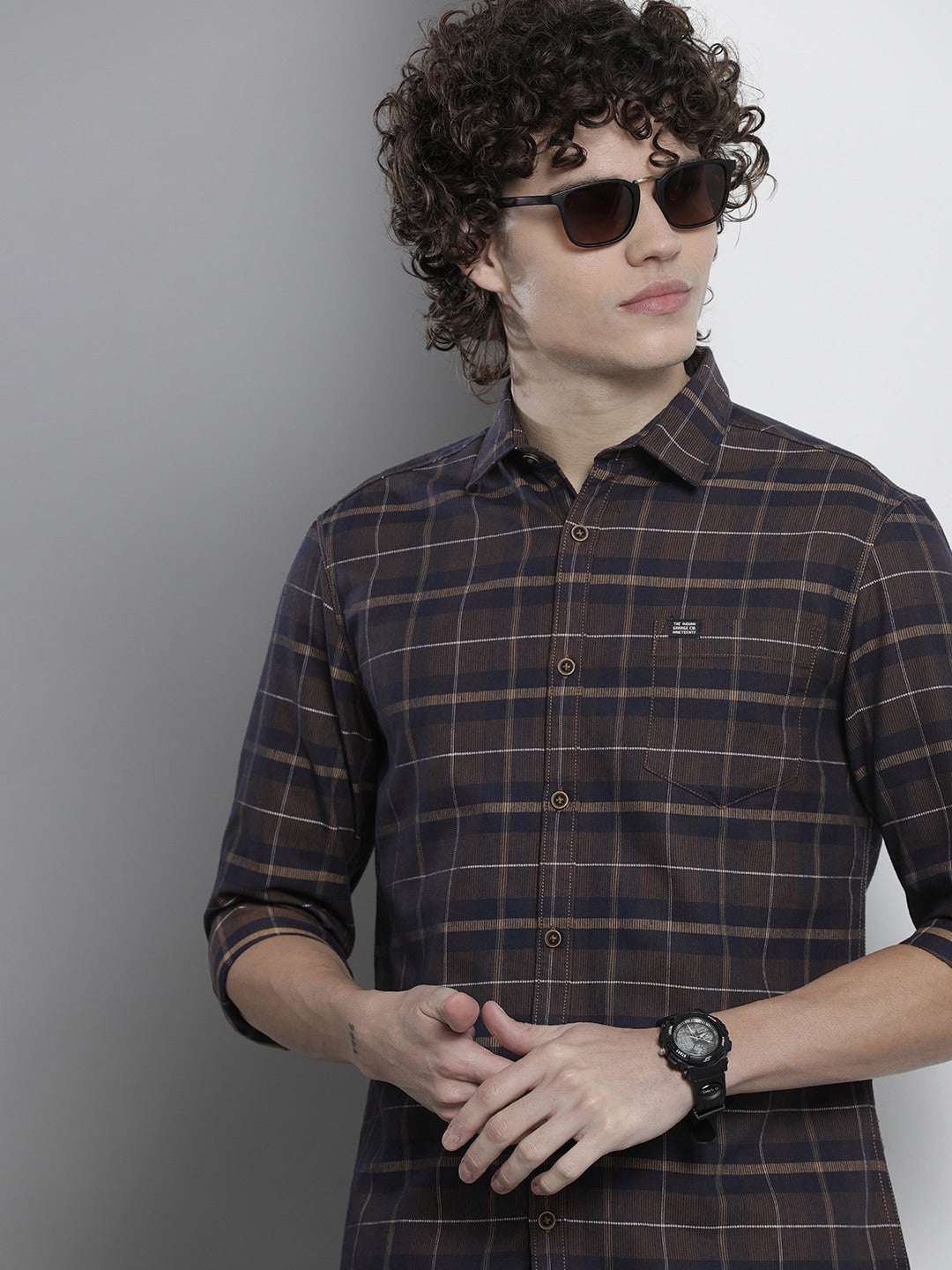 Shop Men Checkered Shirt Online.