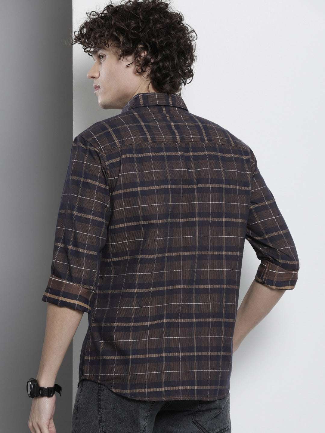 Shop Men Checkered Shirt Online.