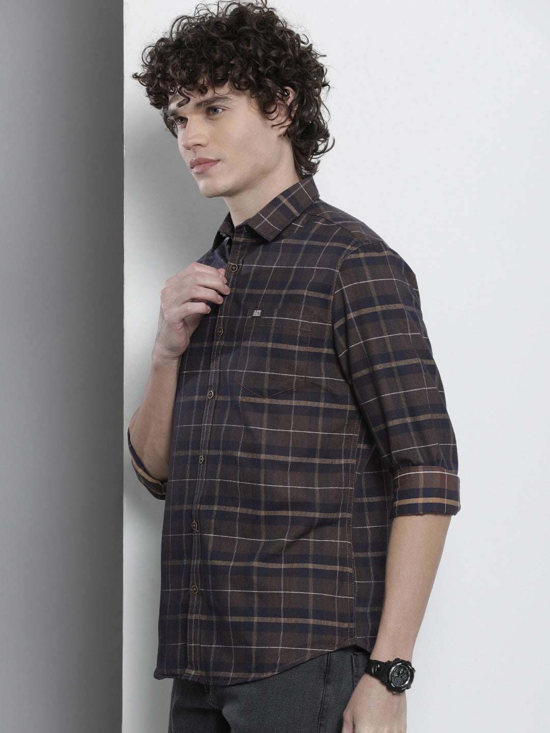 Shop Men Checkered Shirt Online.