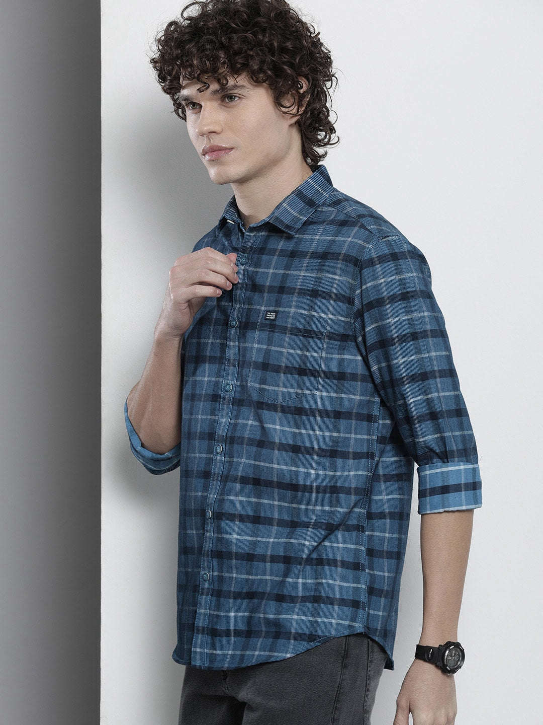 Shop Men Checked Shirt Online.