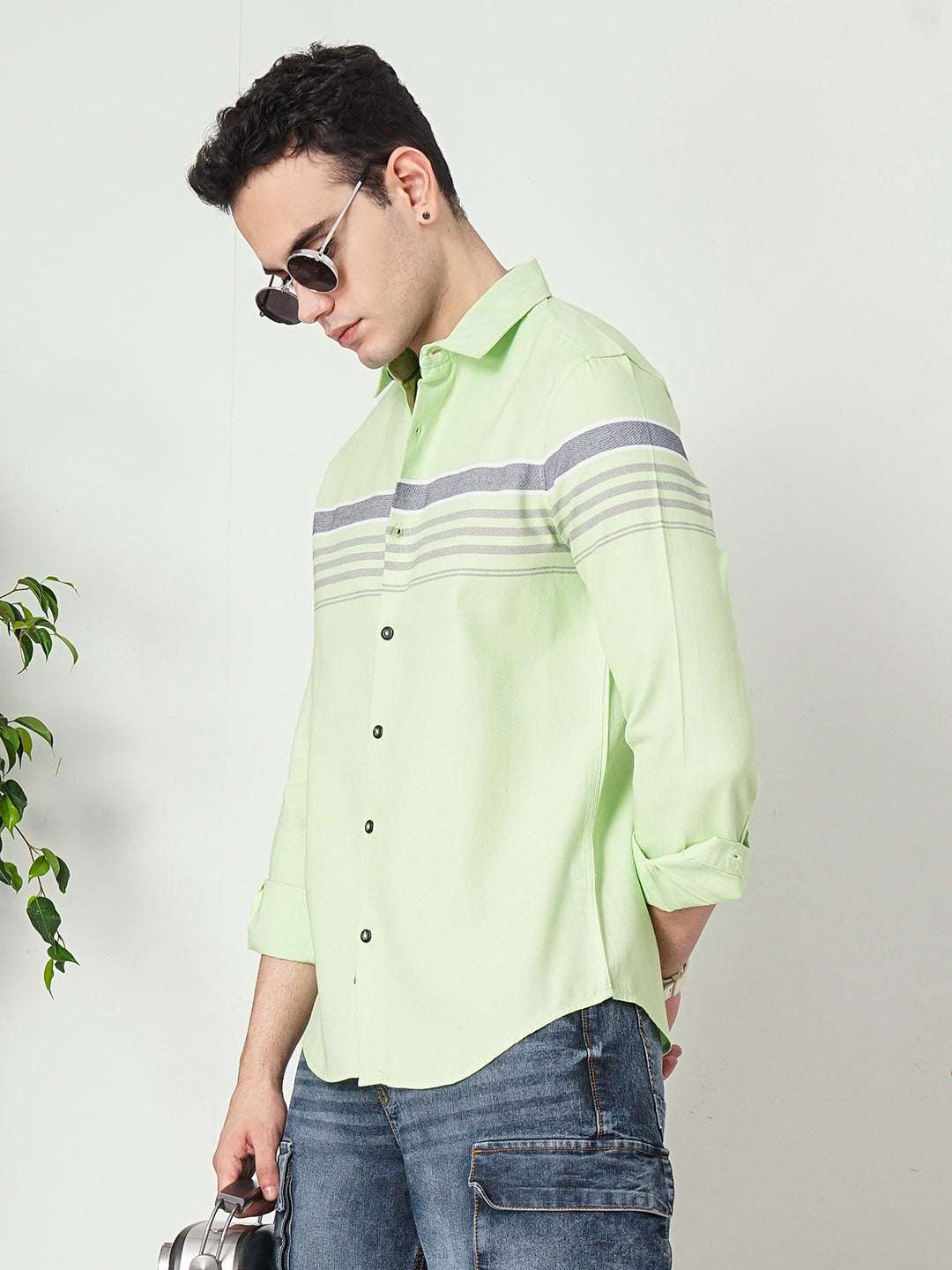 Shop Men Striped Shirt Online.