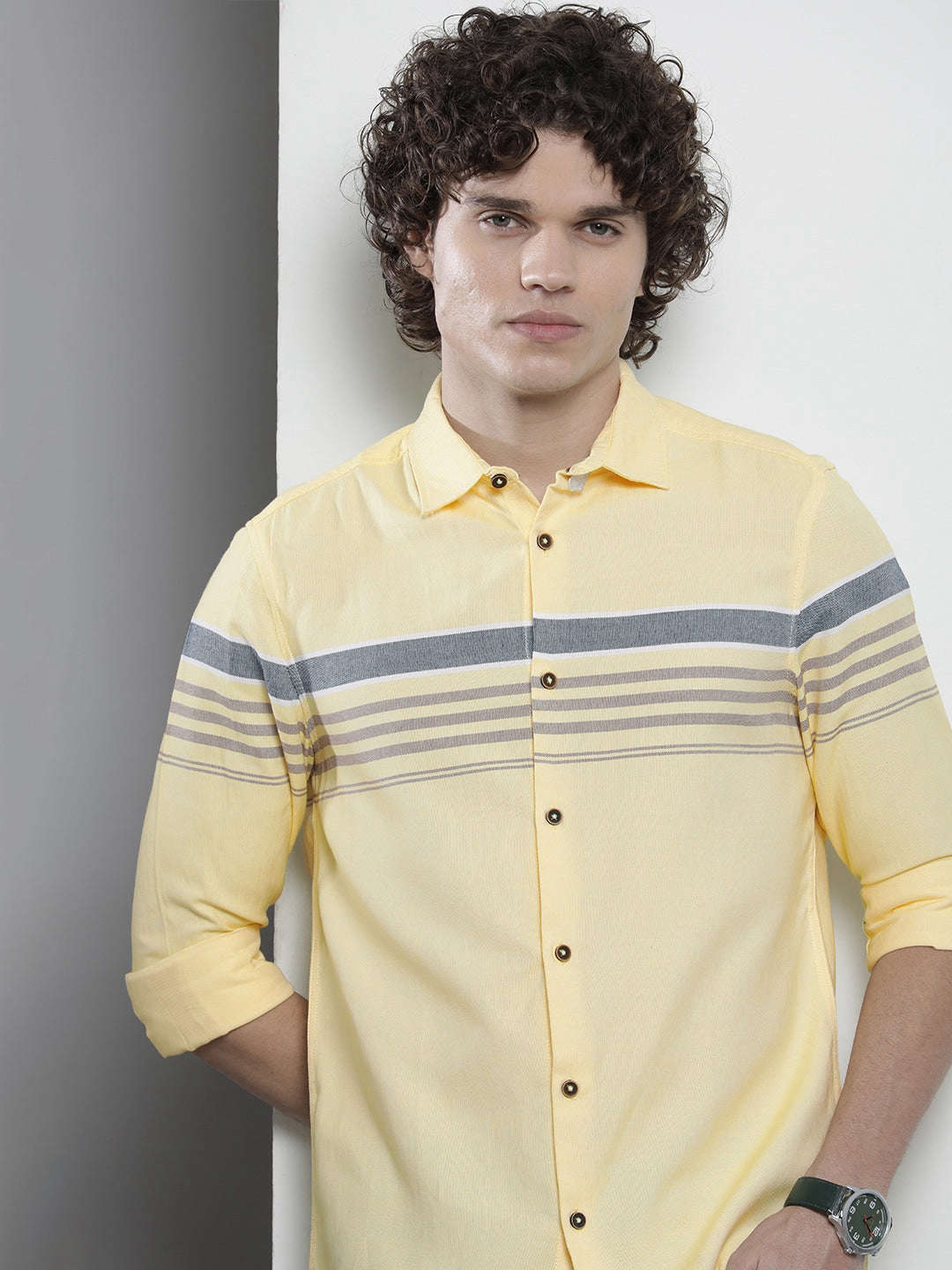 Shop Men Striped Shirt Online.