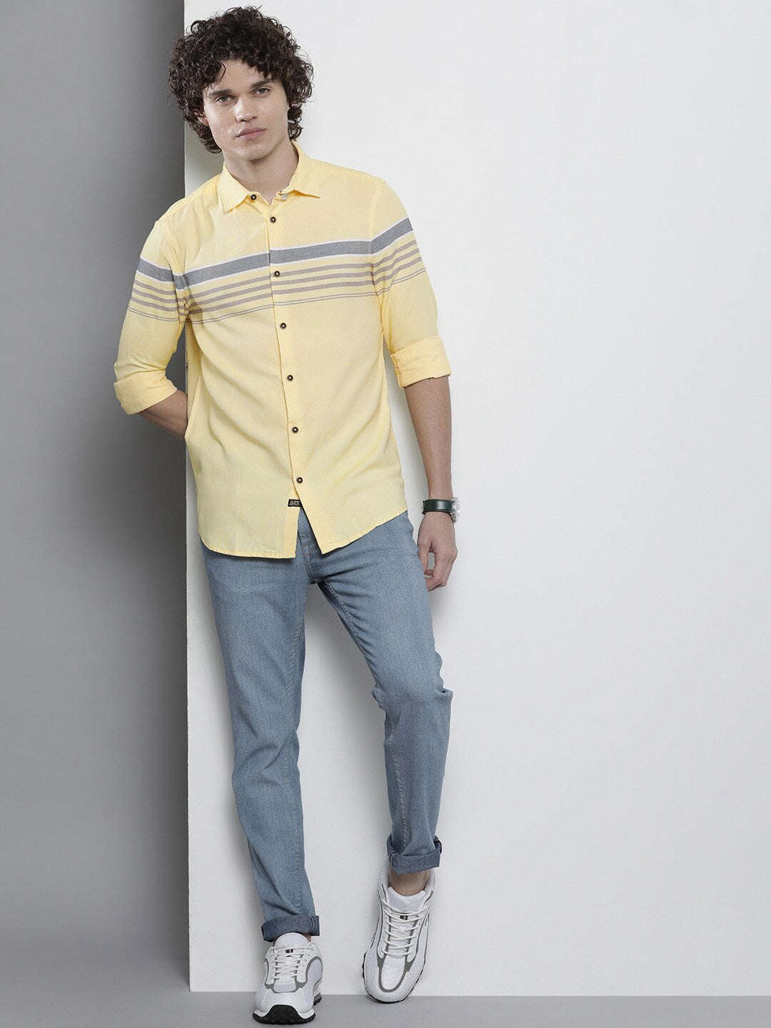 Shop Men Striped Shirt Online.