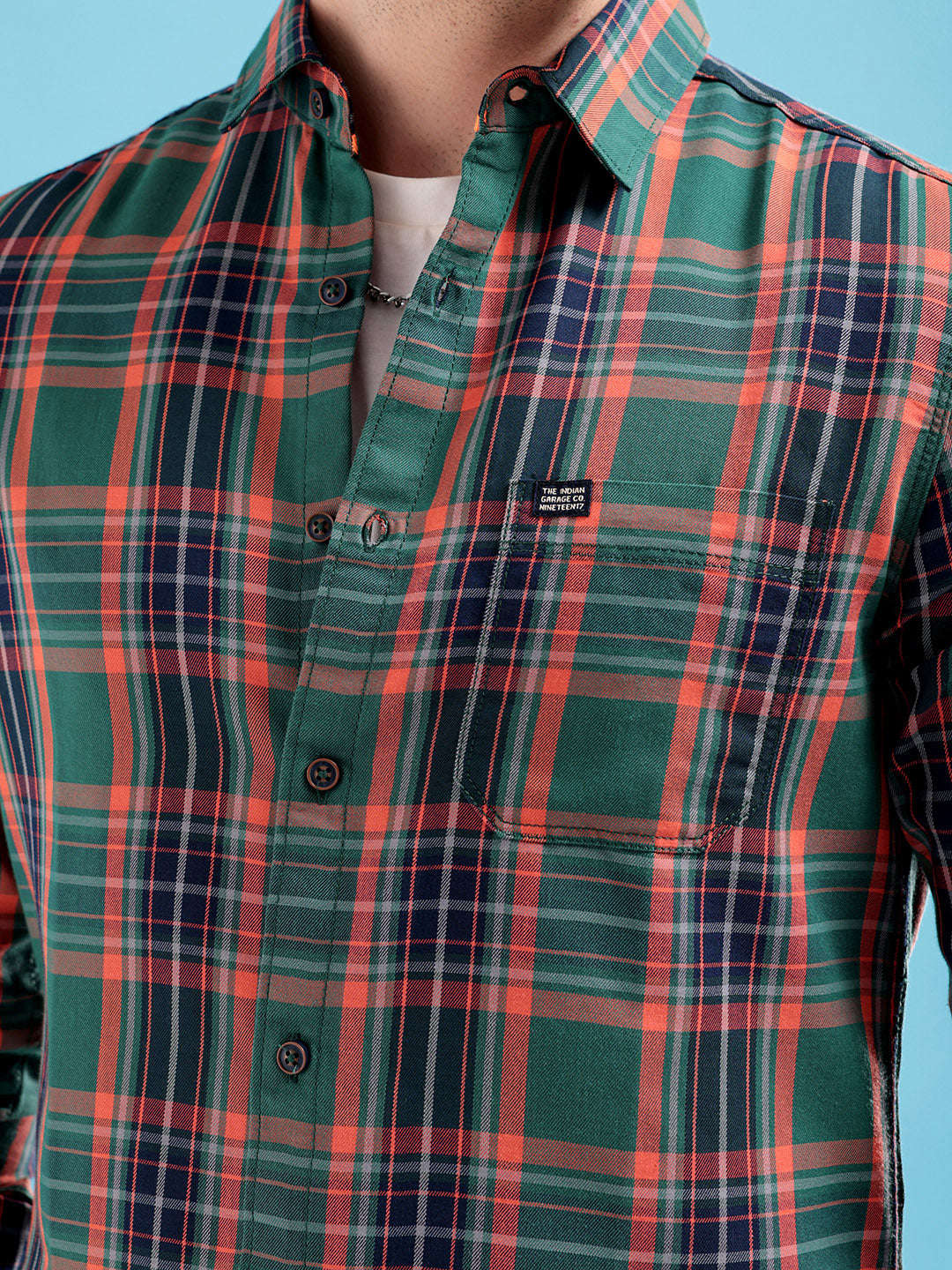 Shop Men Checkered Shirt Online.