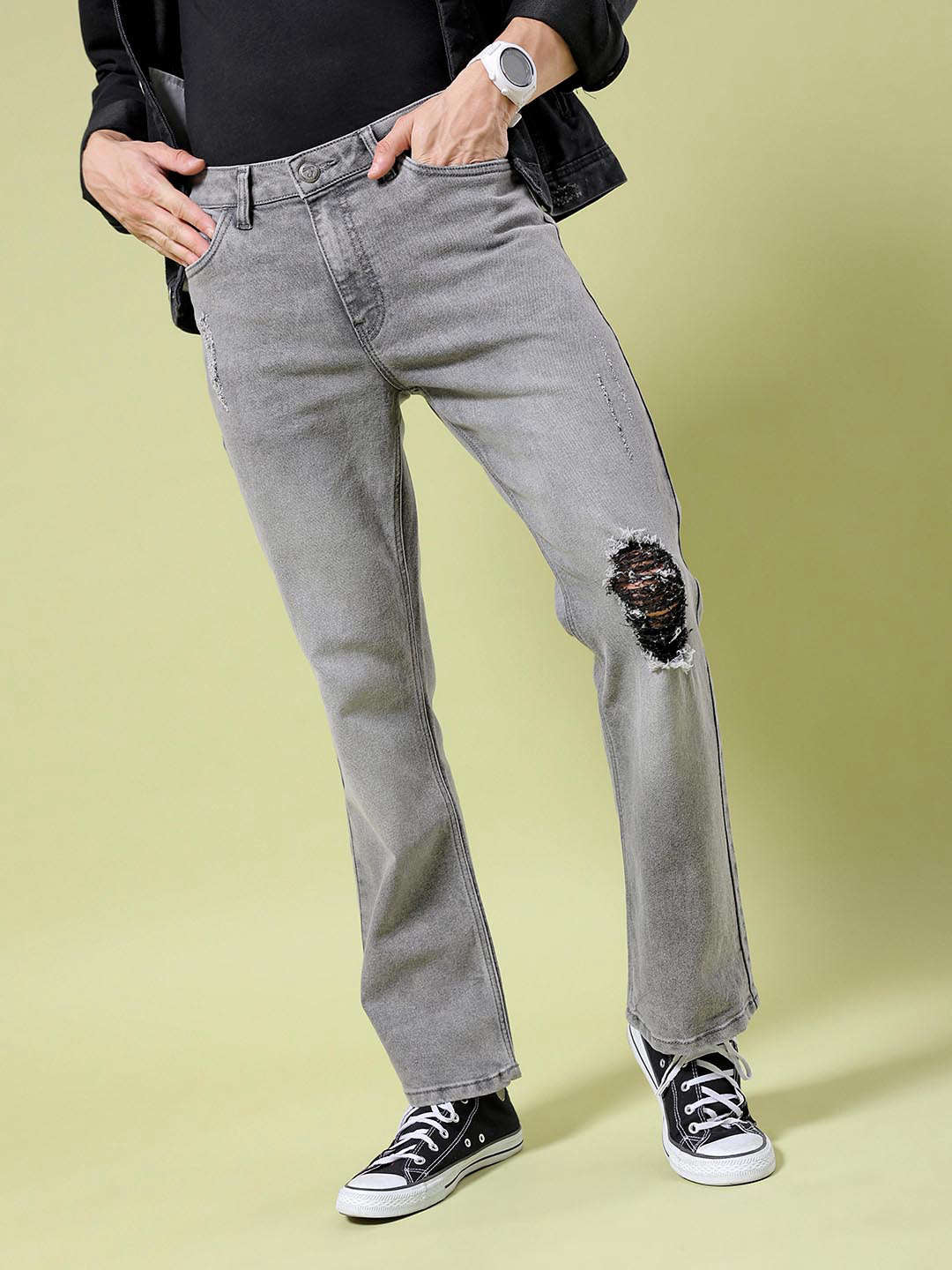 Shop Men Regular Fit Jeans Online.