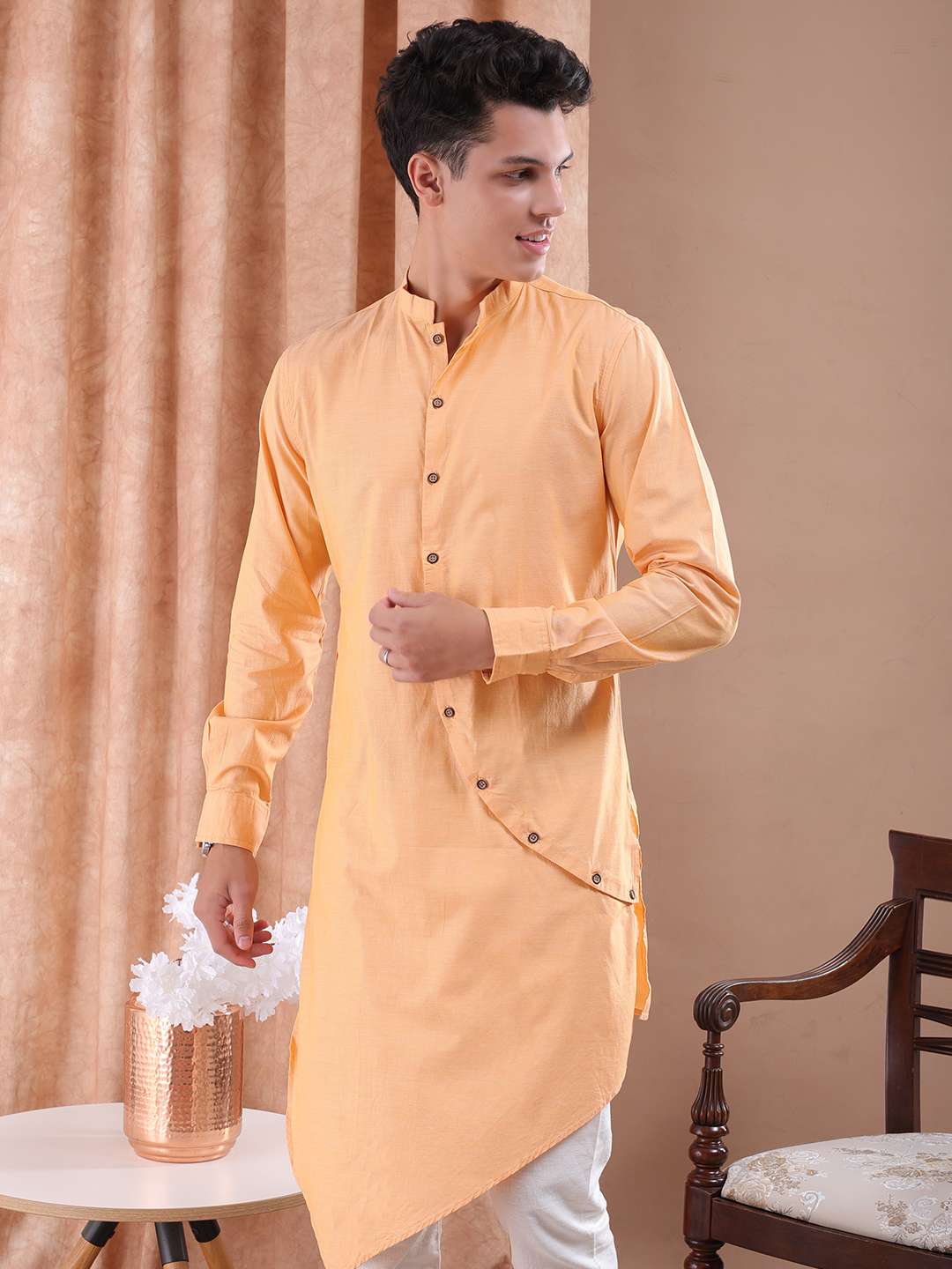 Shop Men Long Trail Kurta Online.