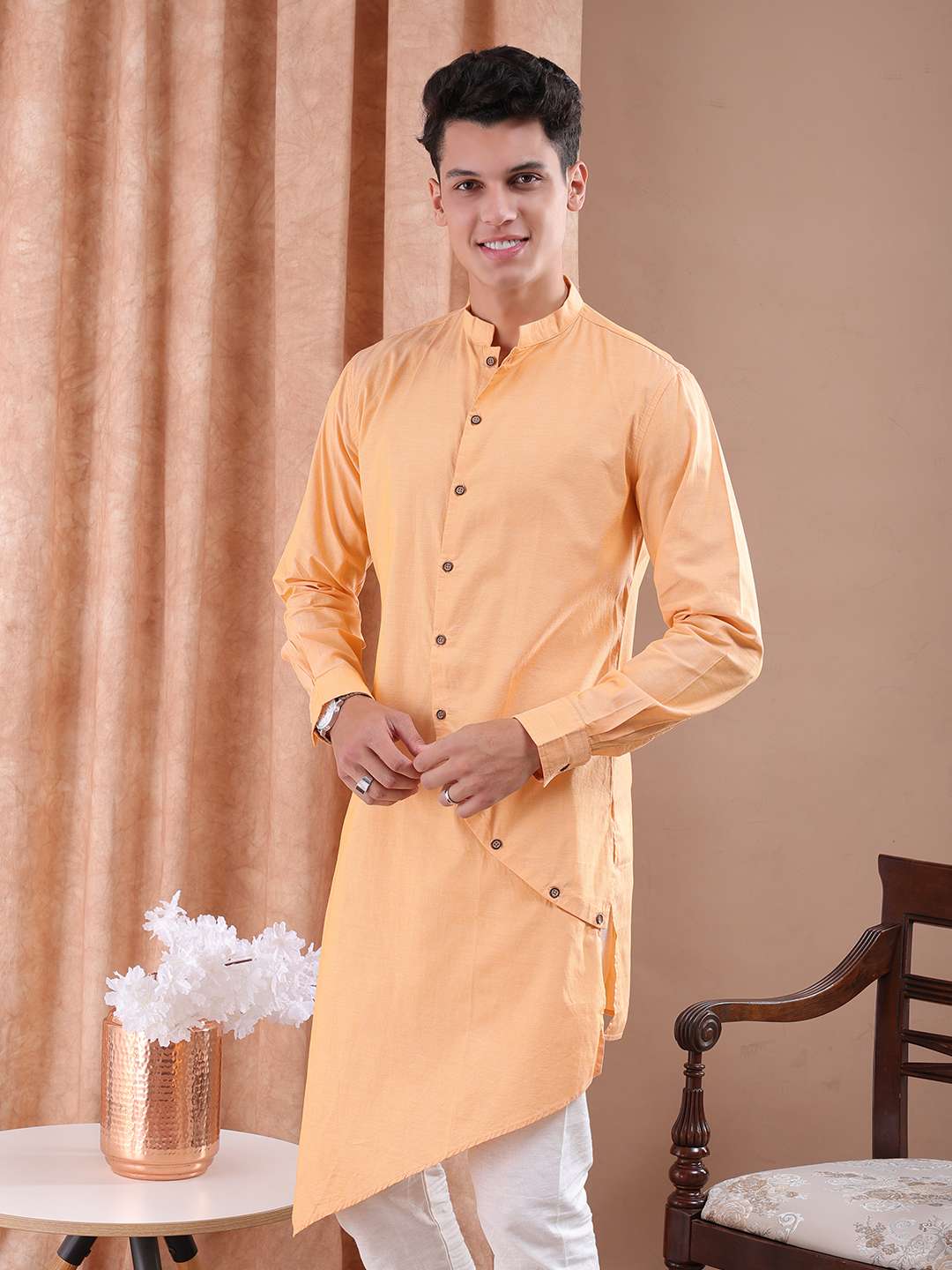 Shop Men Long Trail Kurta Online.