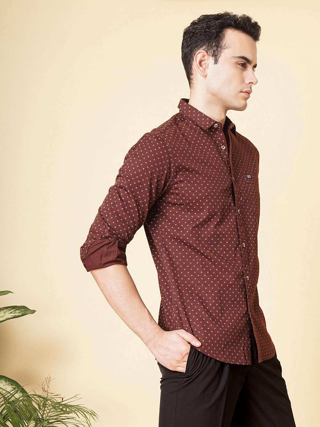 Shop Men Printed Casual Shirt Online.