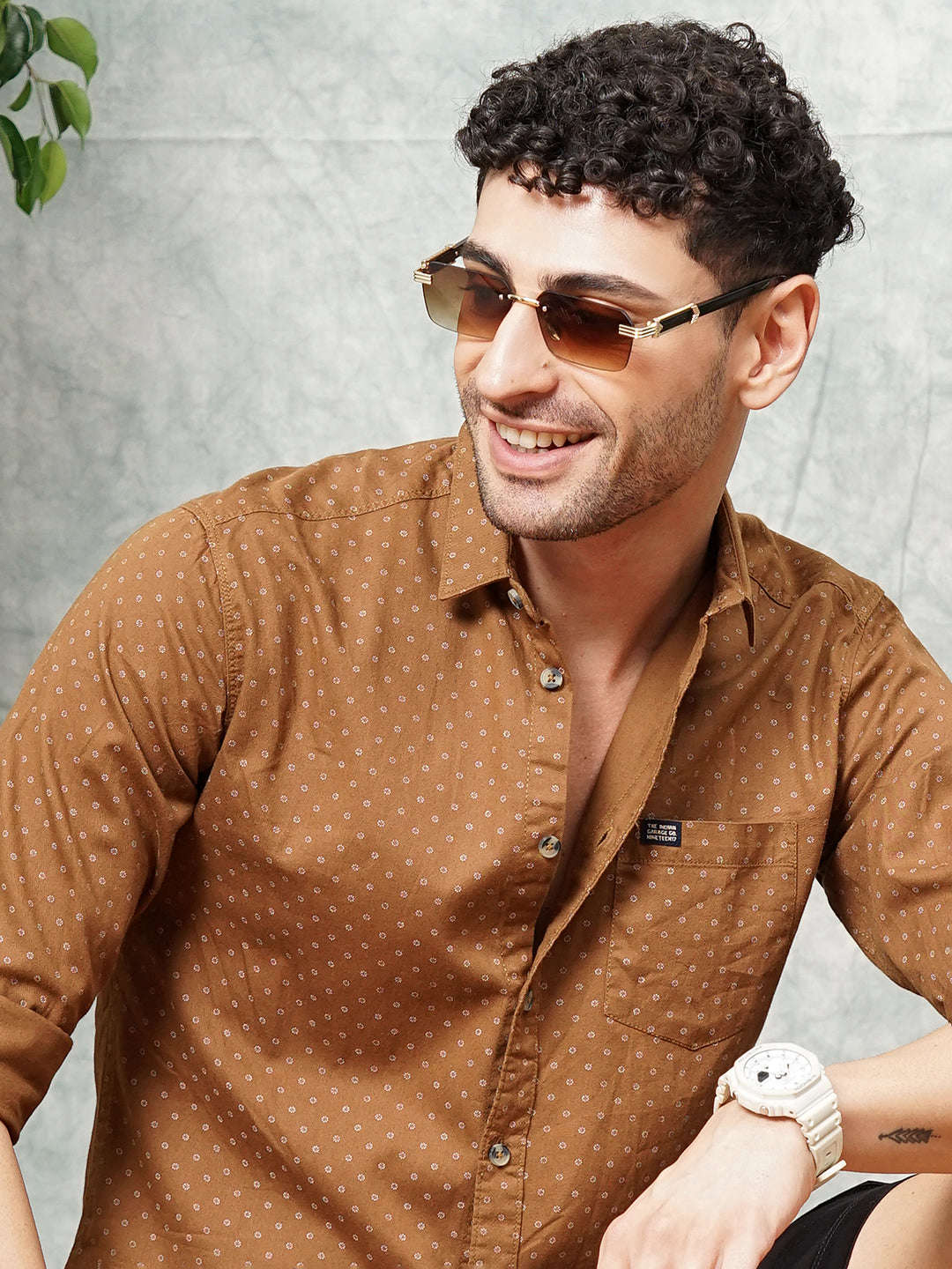 Shop Men Printed Casual Shirt Online.