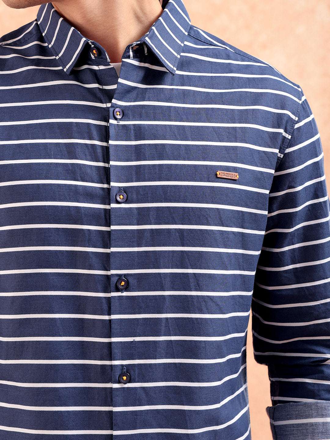 Shop Men Striped Casual Shirt Online.