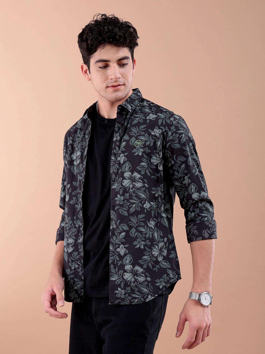 Shop Men Printed Casual Shirt Online.