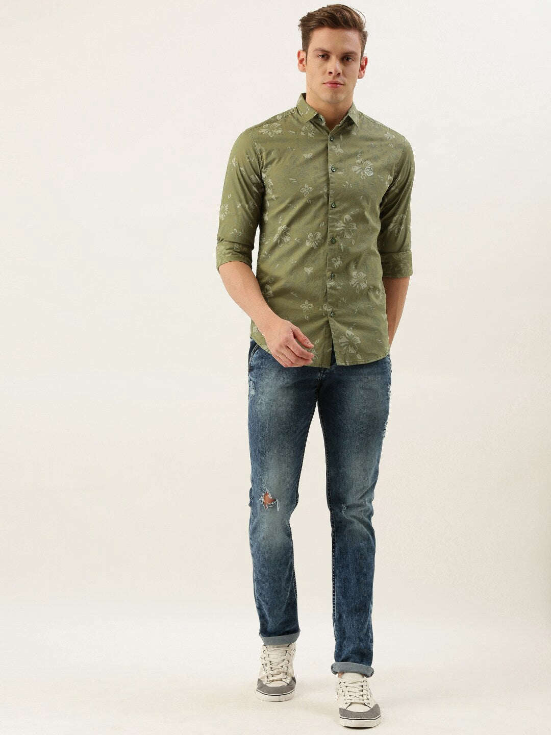 Shop Men Printed Casual Shirt Online.