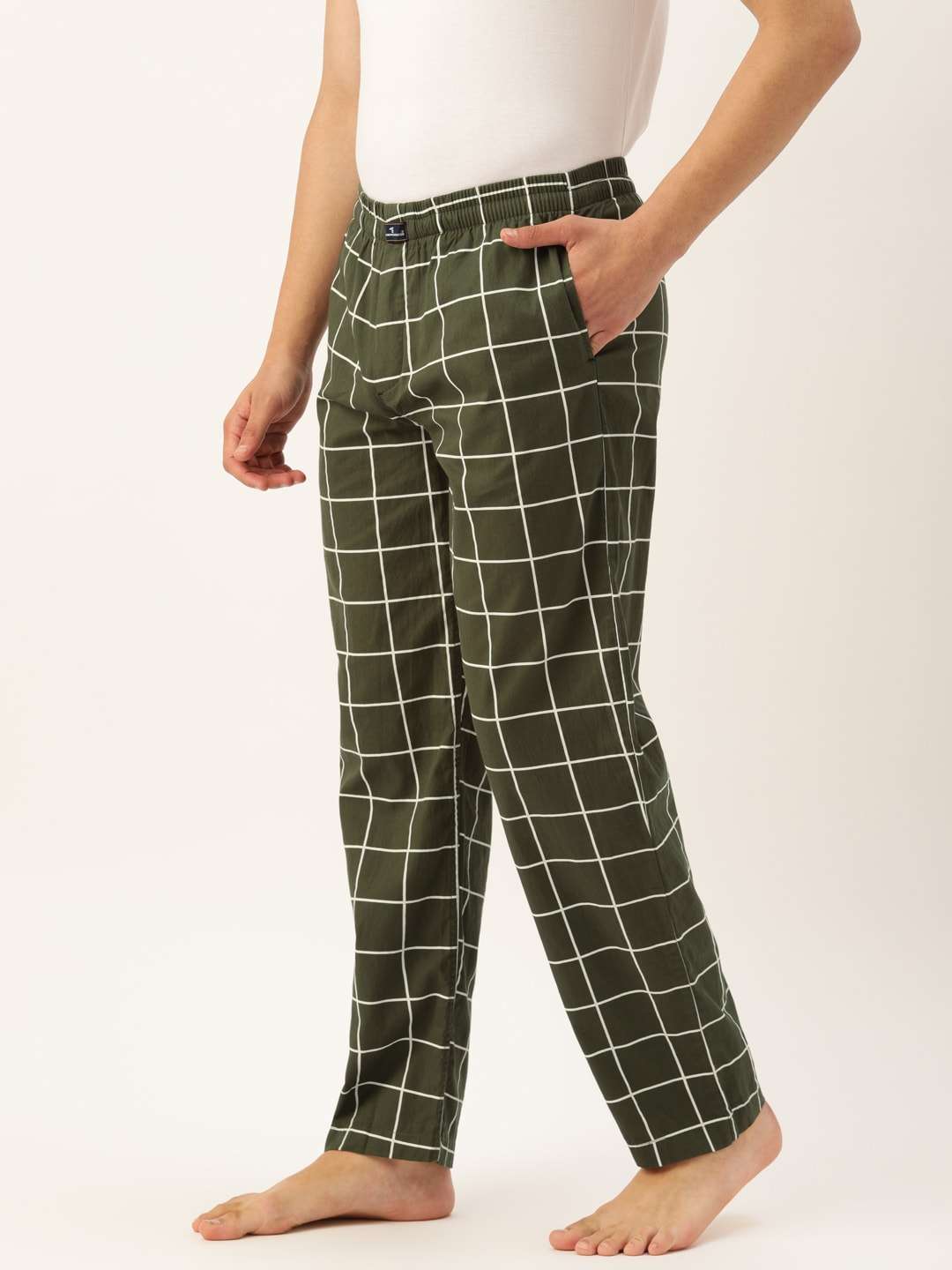 Shop Men Checkered Lounge Pant Online.