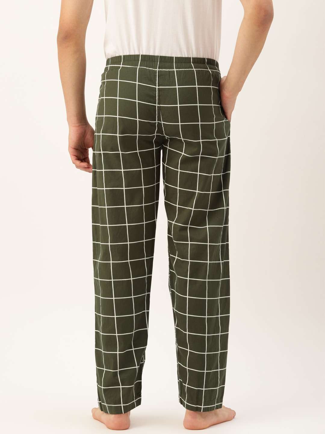 Shop Men Checkered Lounge Pant Online.