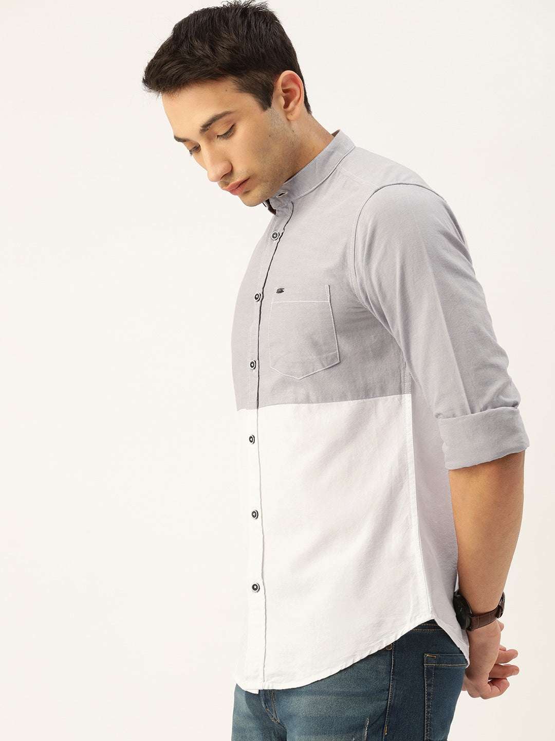 Shop Men Block Shirt Online.