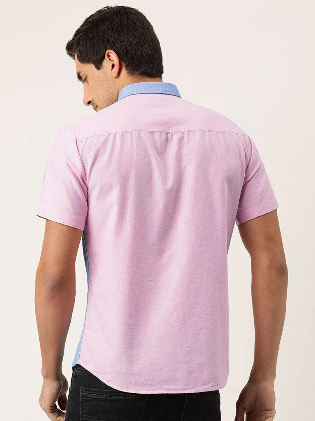 Shop Men Colorblocked Shirt Online.