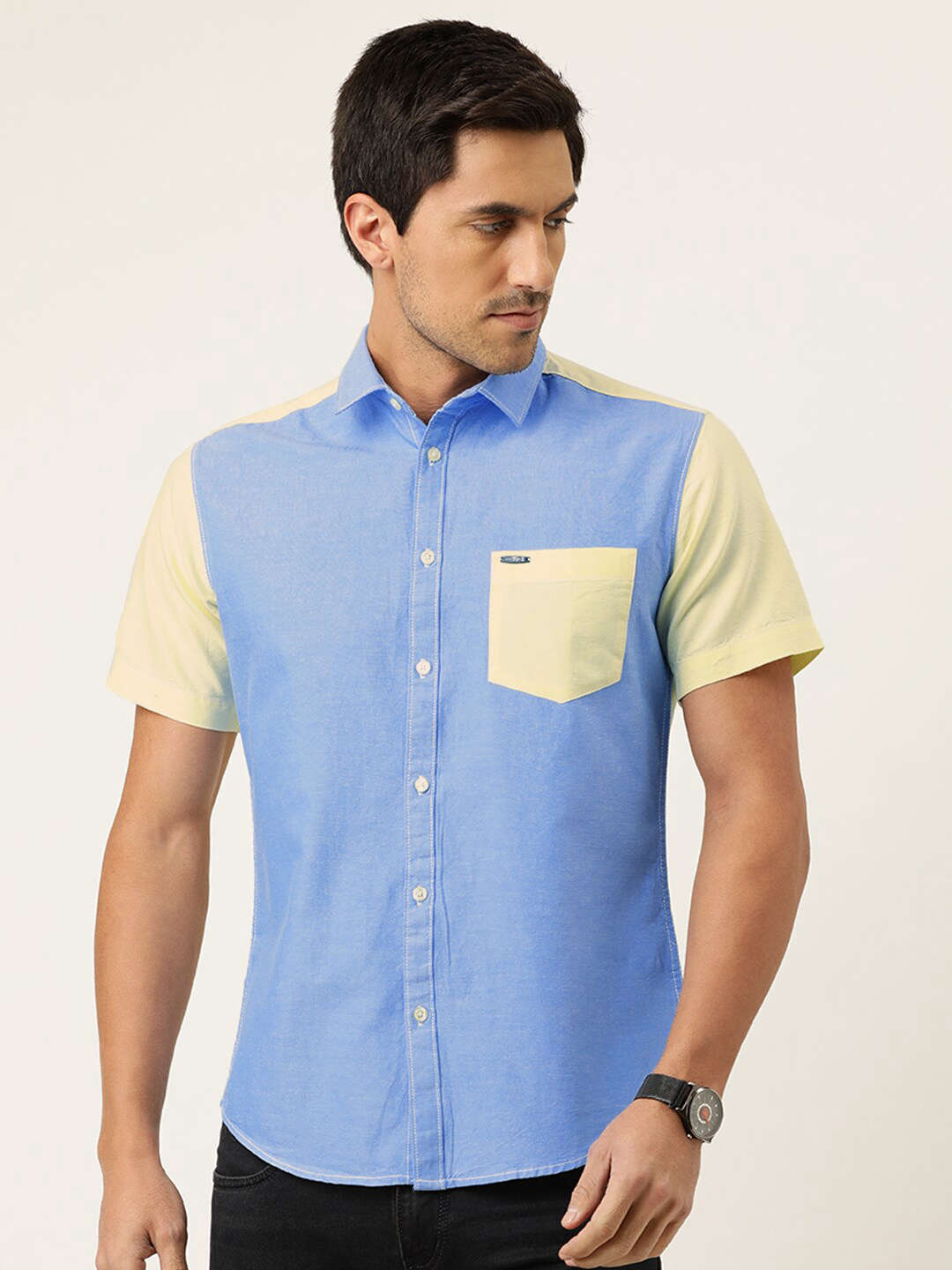 Shop Men Block Shirt Online.