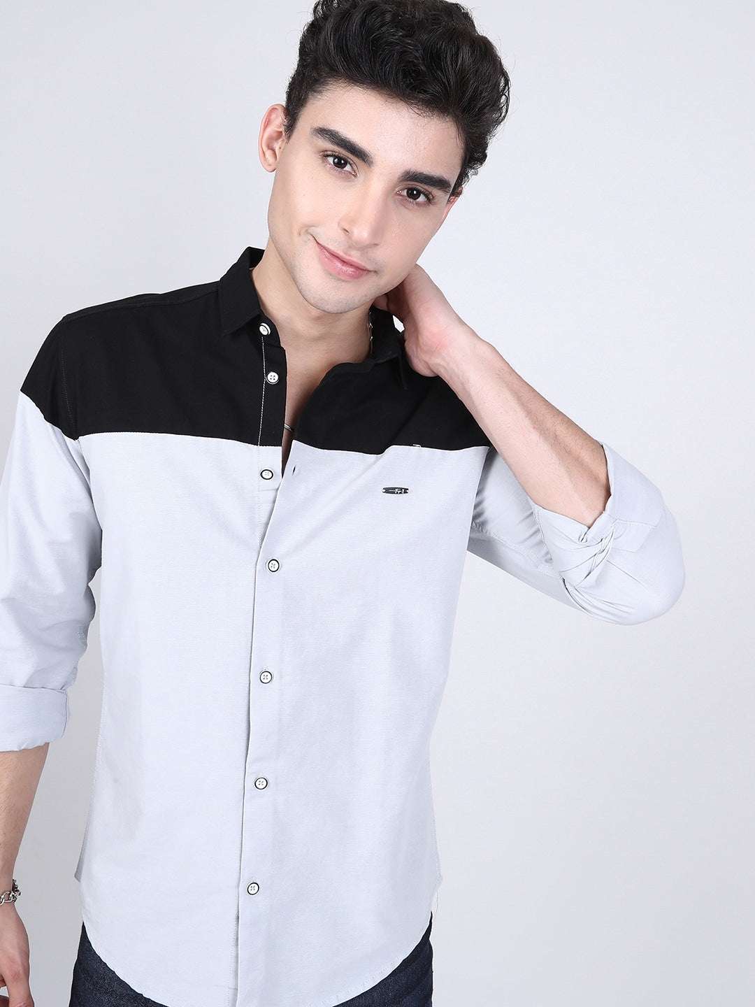 Shop Men Block Shirt Online.