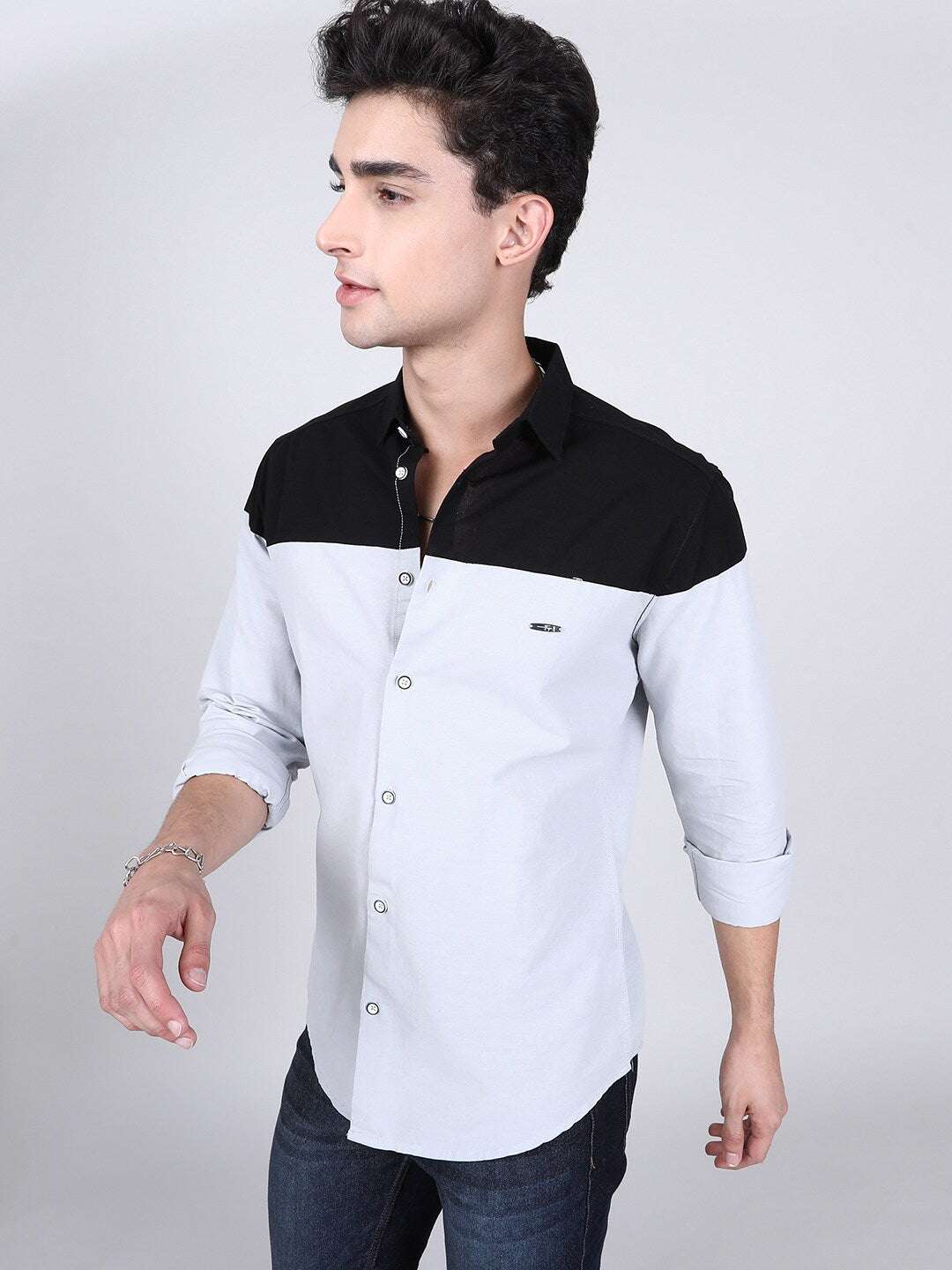 Shop Men Block Shirt Online.