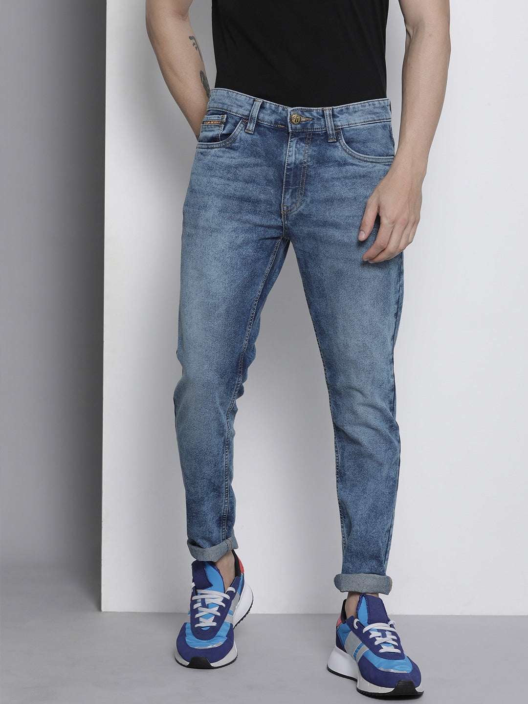 Shop Men Solid Jeans Online.