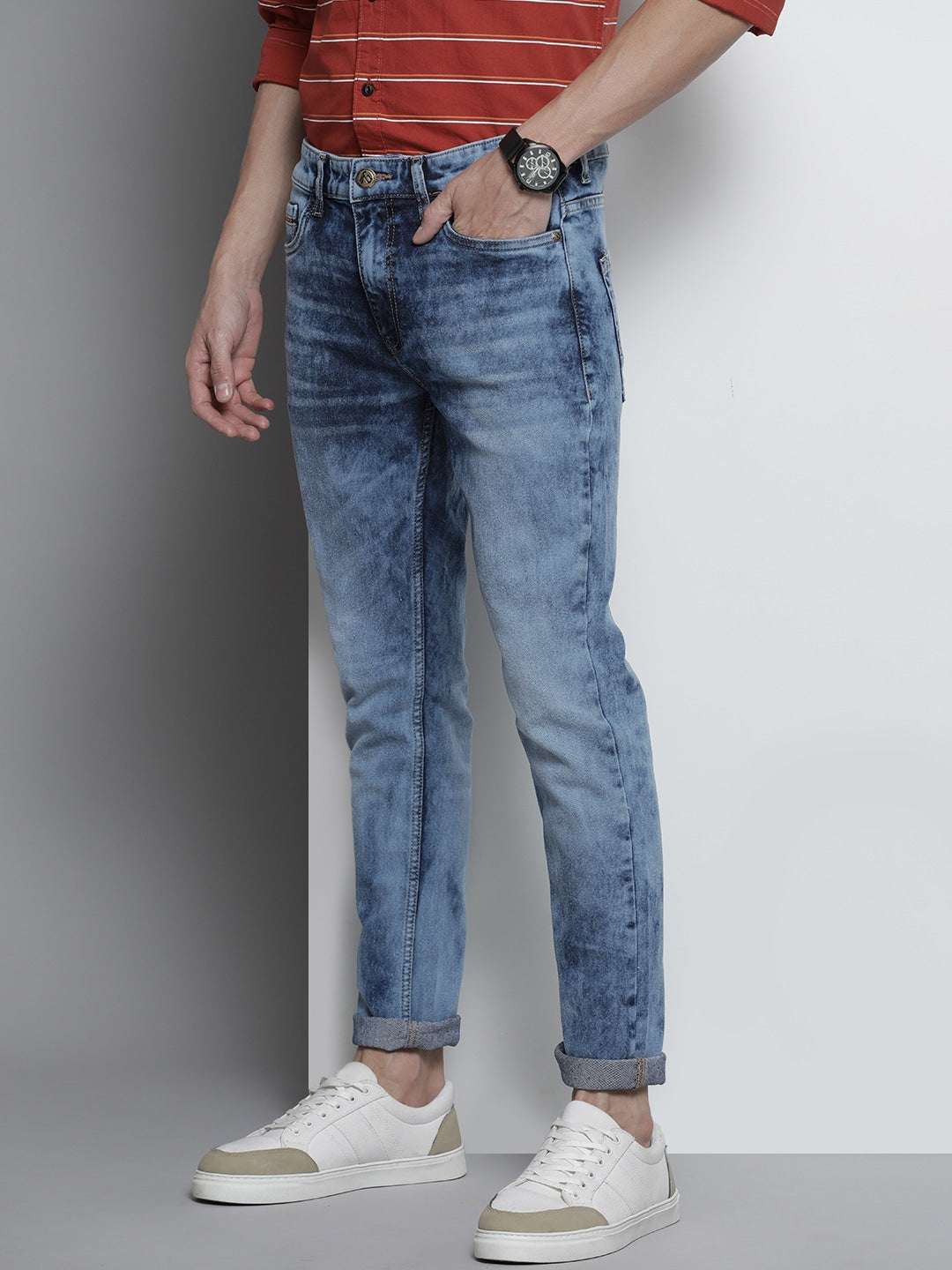 Shop Men Solid Jeans Online.