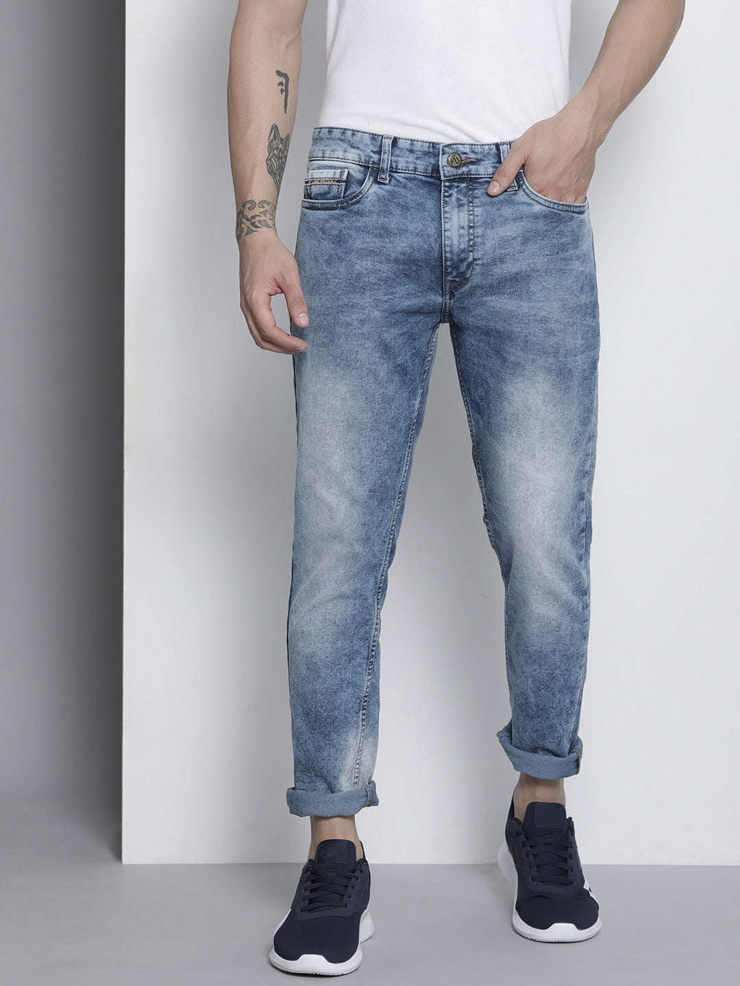 Shop Men Solid Jeans Online.